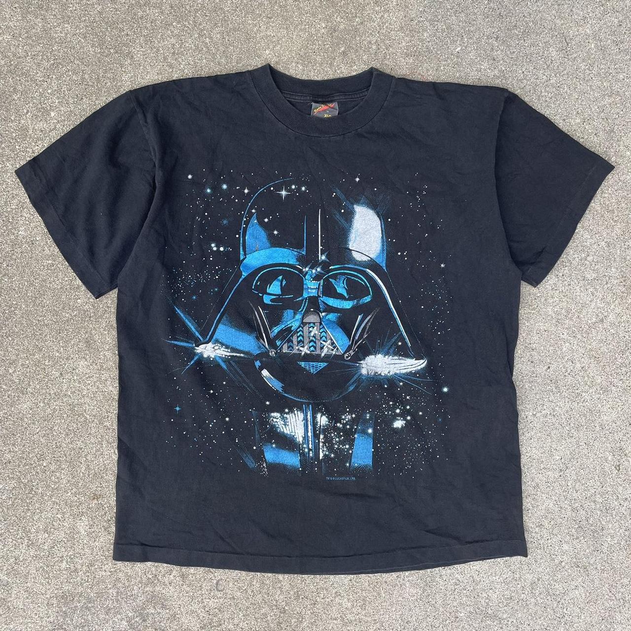 Vintage Darth Vader Star Wars T-Shirt Men's XL 22 x... - Depop