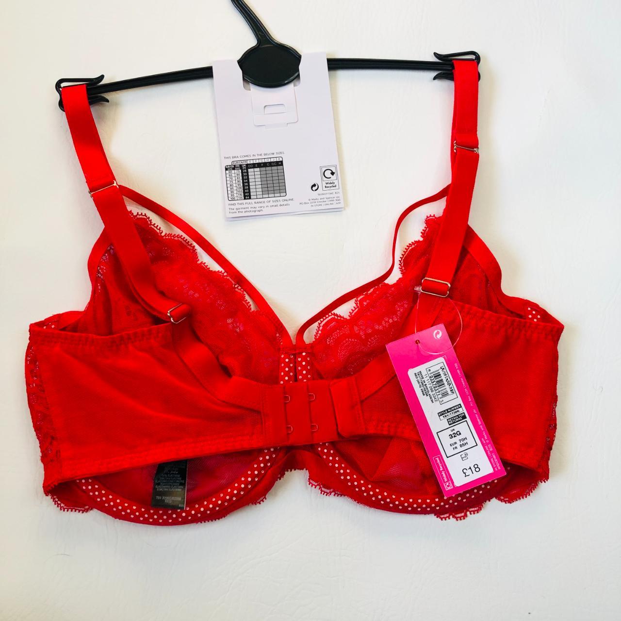 NEW Marks & Spencer Boutique red lace underwired... Depop