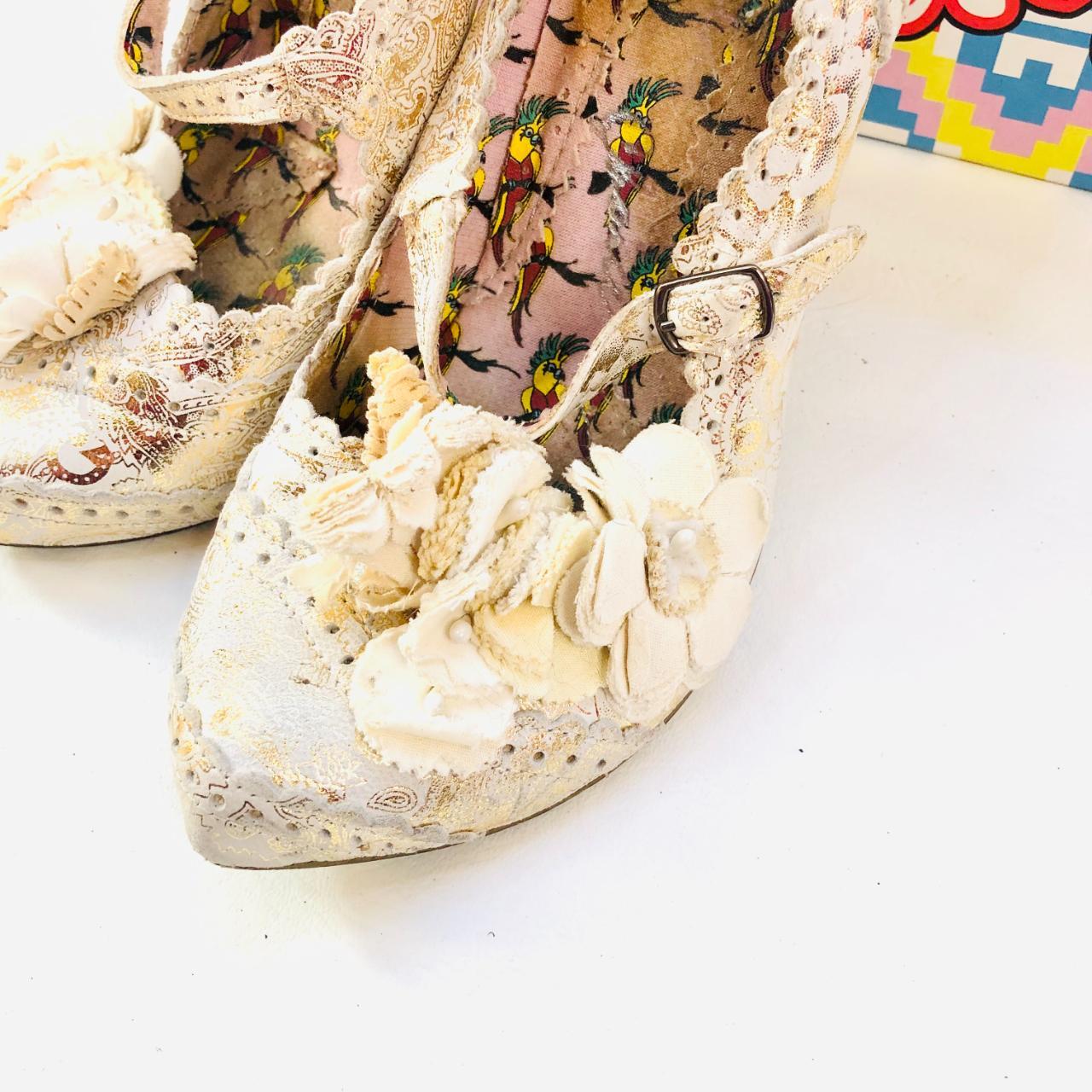 Irregular choice gold shoes on sale