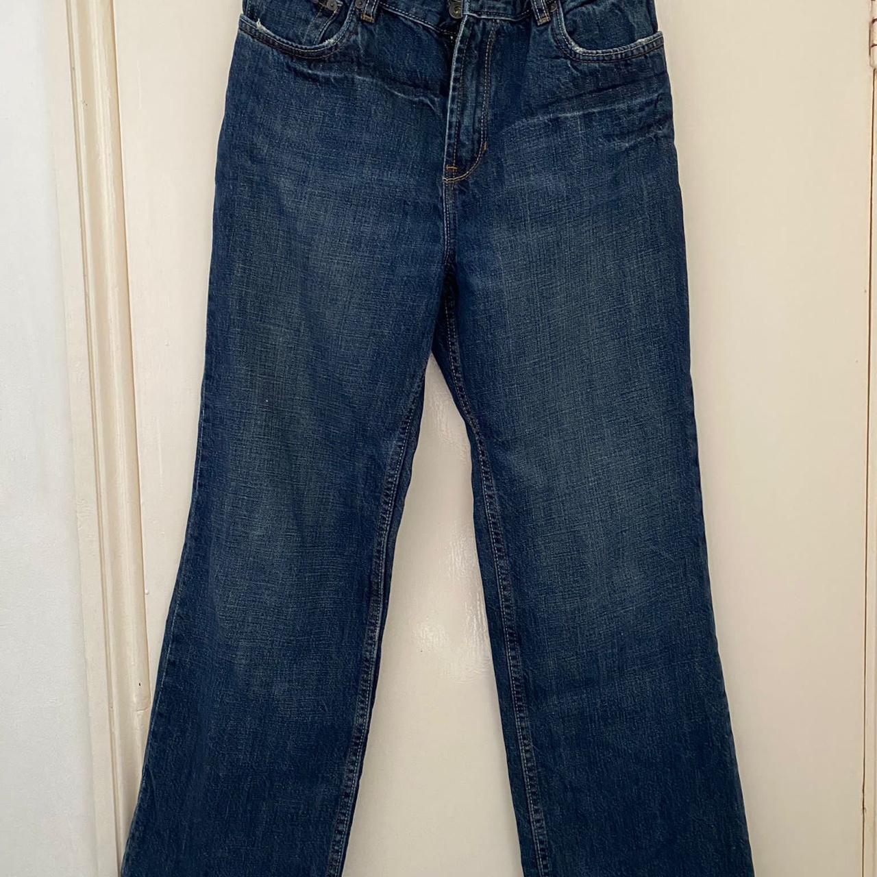 Gap original fit baggy medium rise jeans with... - Depop