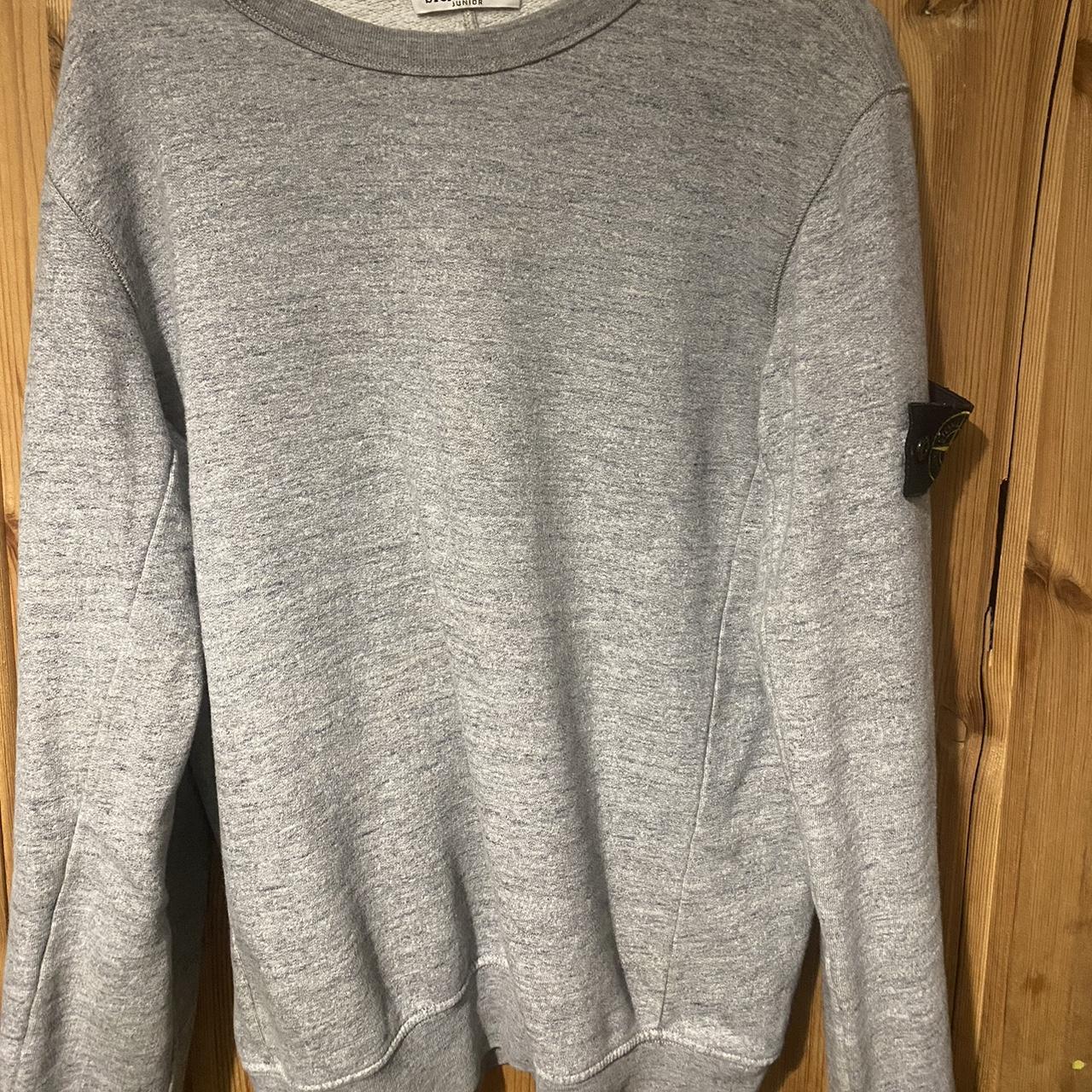 stone island jumper says junior but will fit a small... - Depop