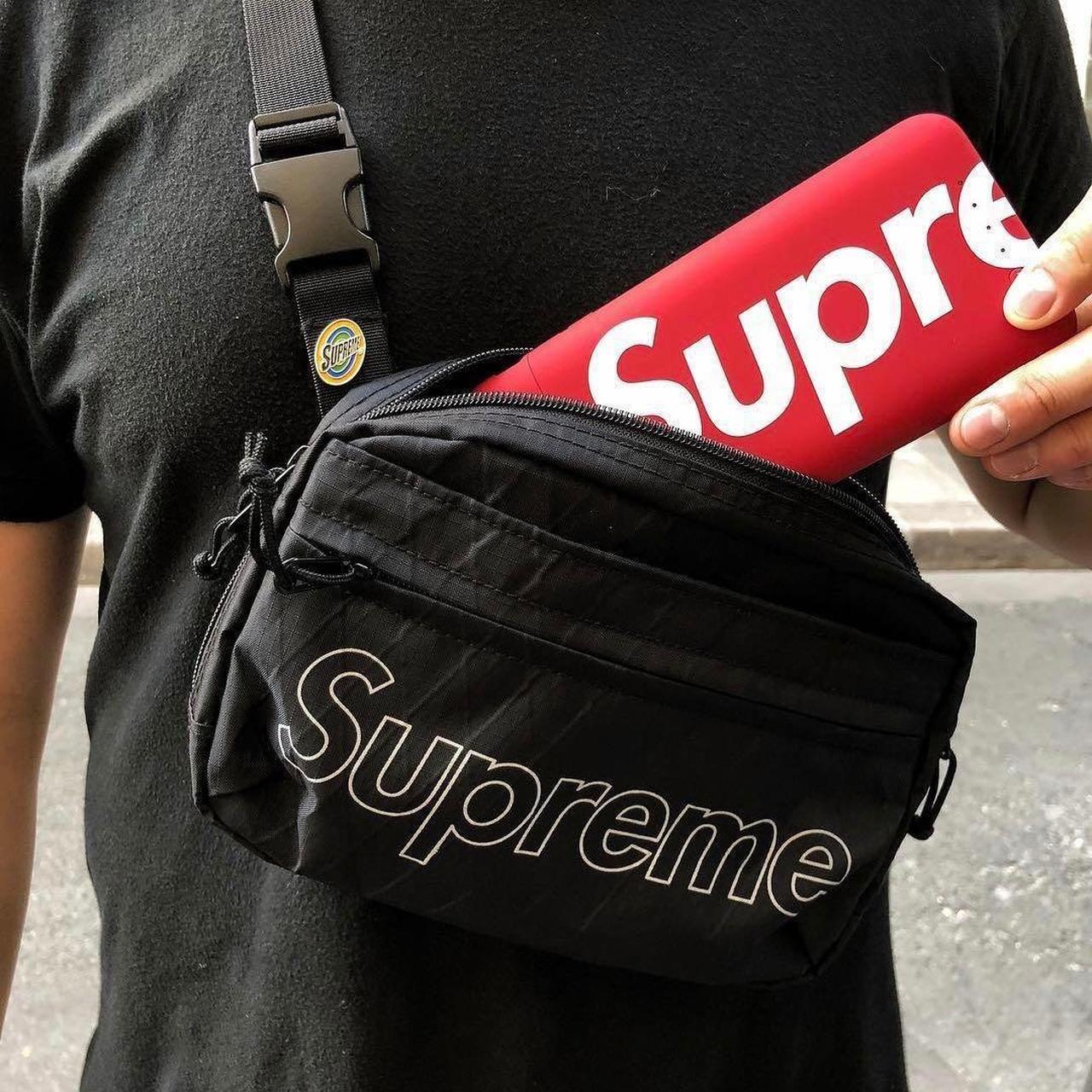 Supreme Waist Bag Yellow FW18 • Perfect for... - Depop