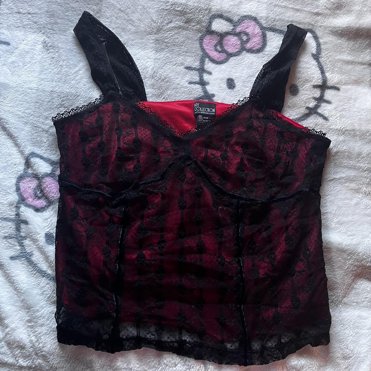 Goth tank top too big for me great condition never... Depop