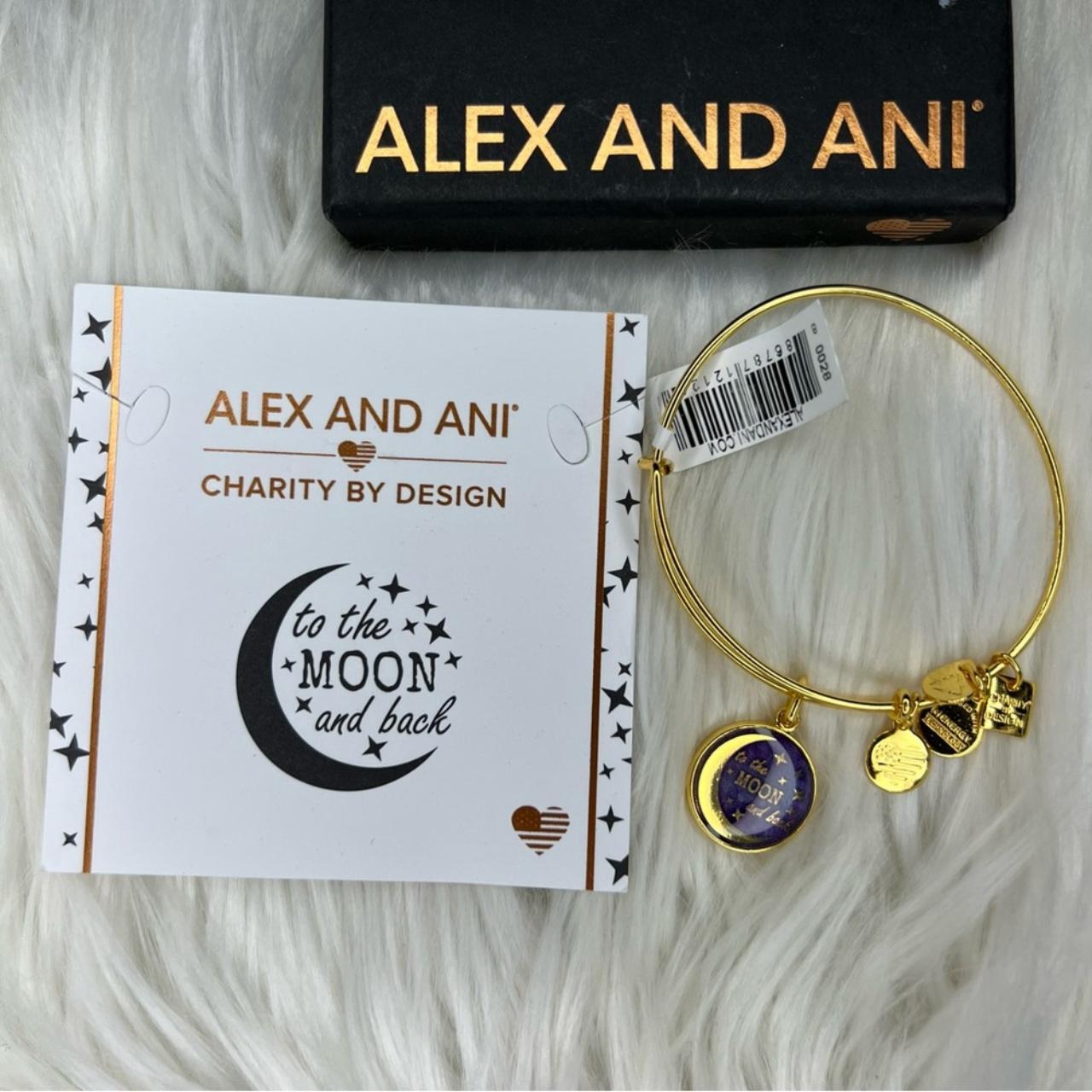 Alex and ani to discount the moon and back gold