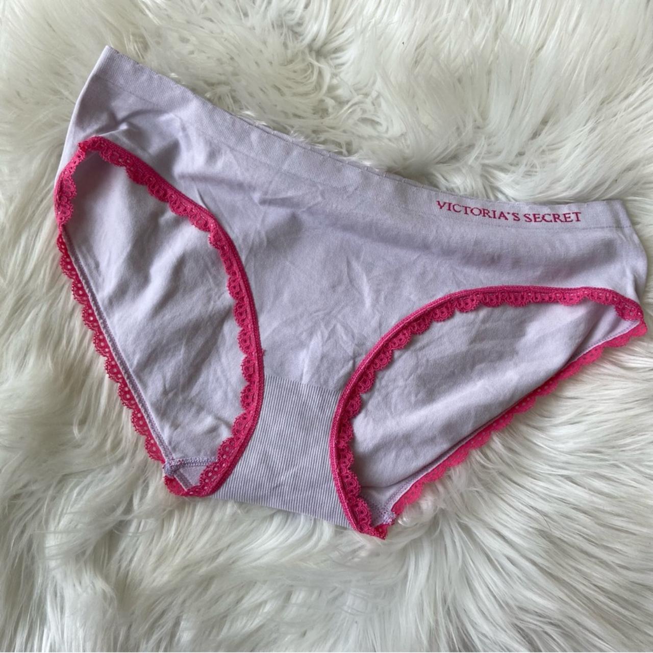Vs Victorias Secret Pink Cotton Bikini Panty Underwear White
