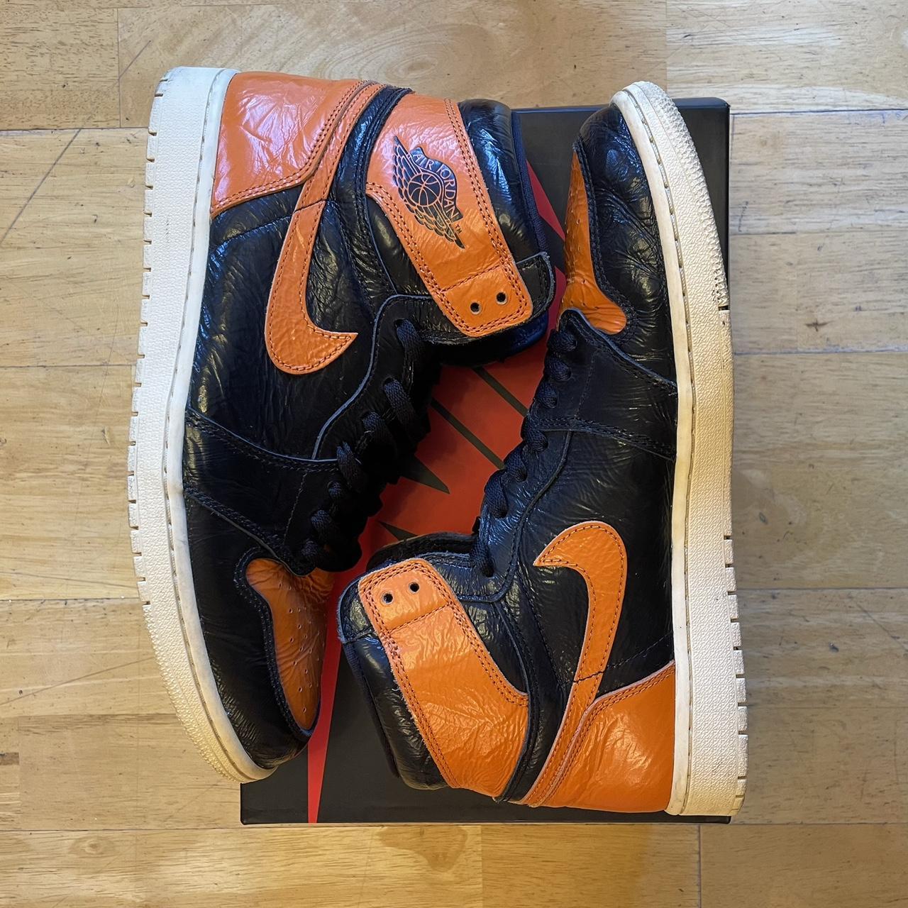 orange patent jordan 1