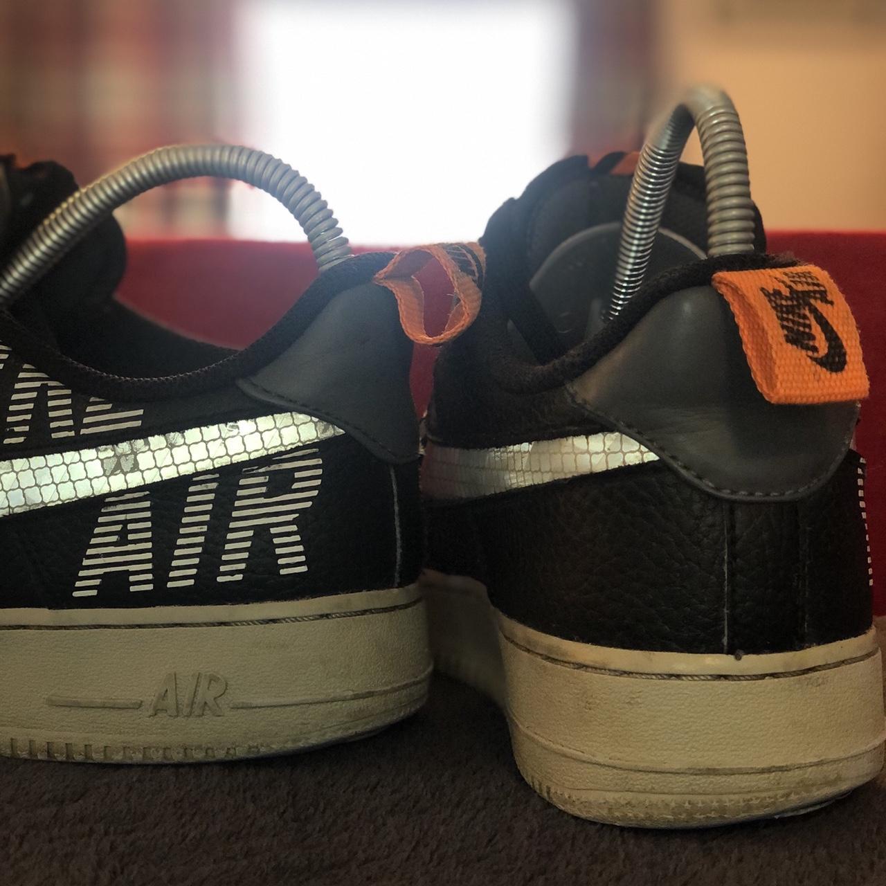 black and grey airforce 1