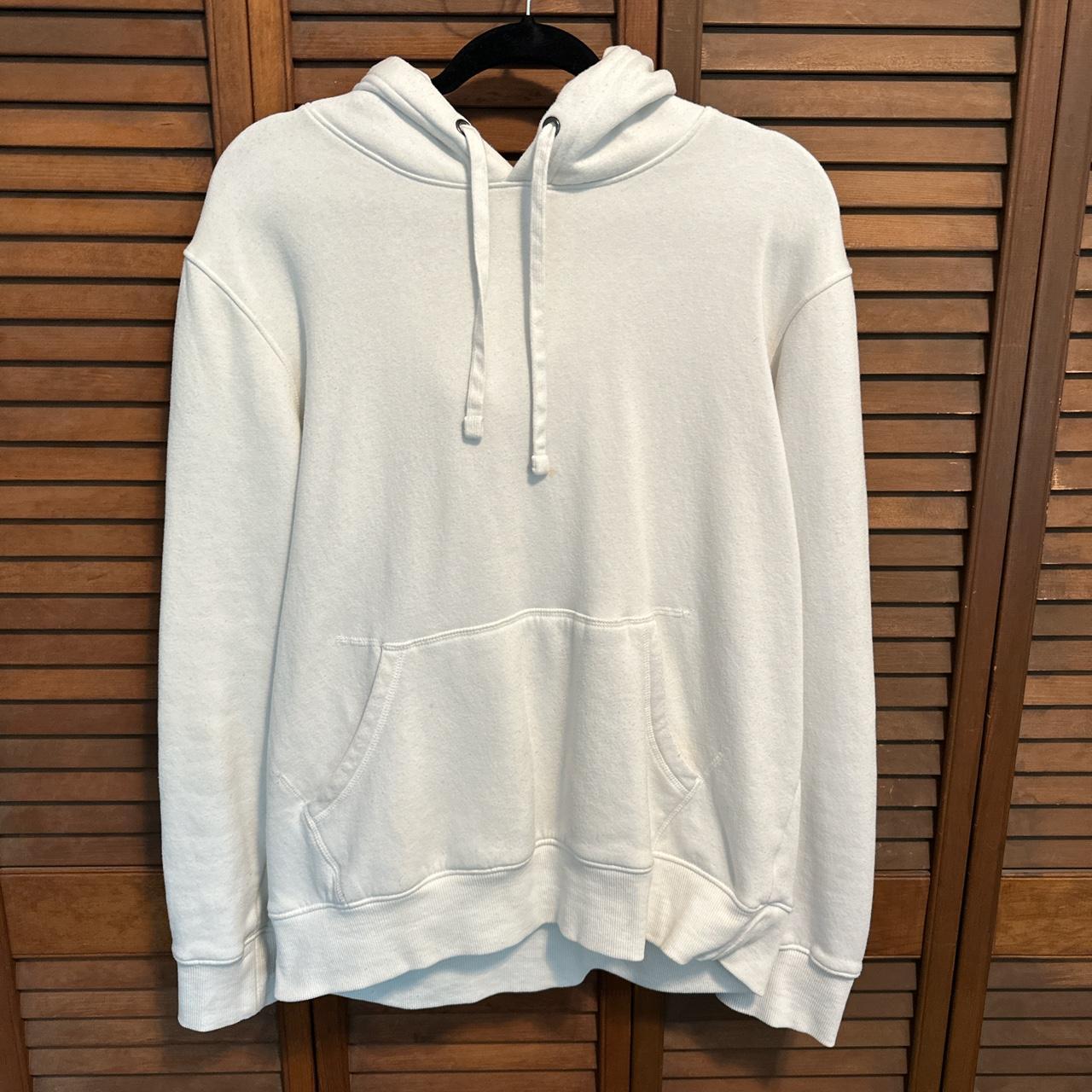 White hoodie - Depop