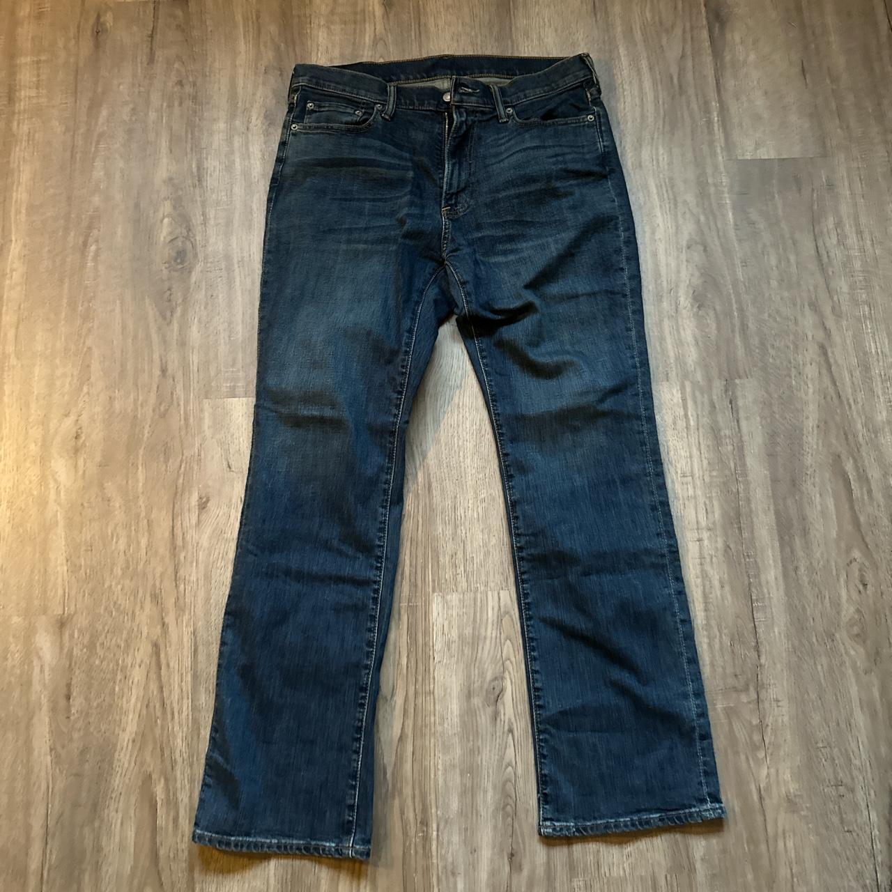 Abercrombie & Fitch Bootcut Stretch Jeans 34x32 - Depop