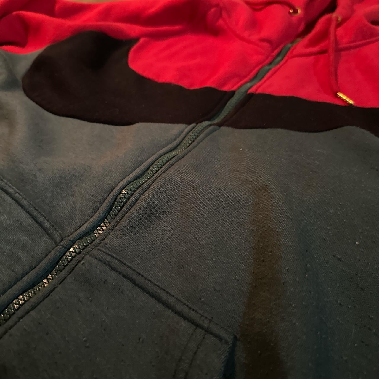 nike full zip reissue jacket in red