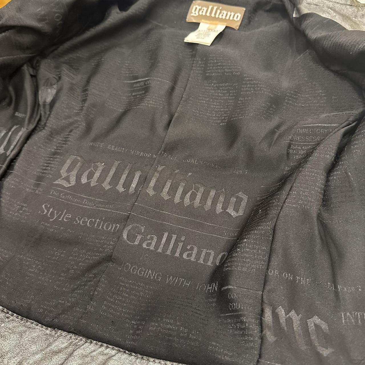 John Galliano early 2000's leather moto jacket made | Depop