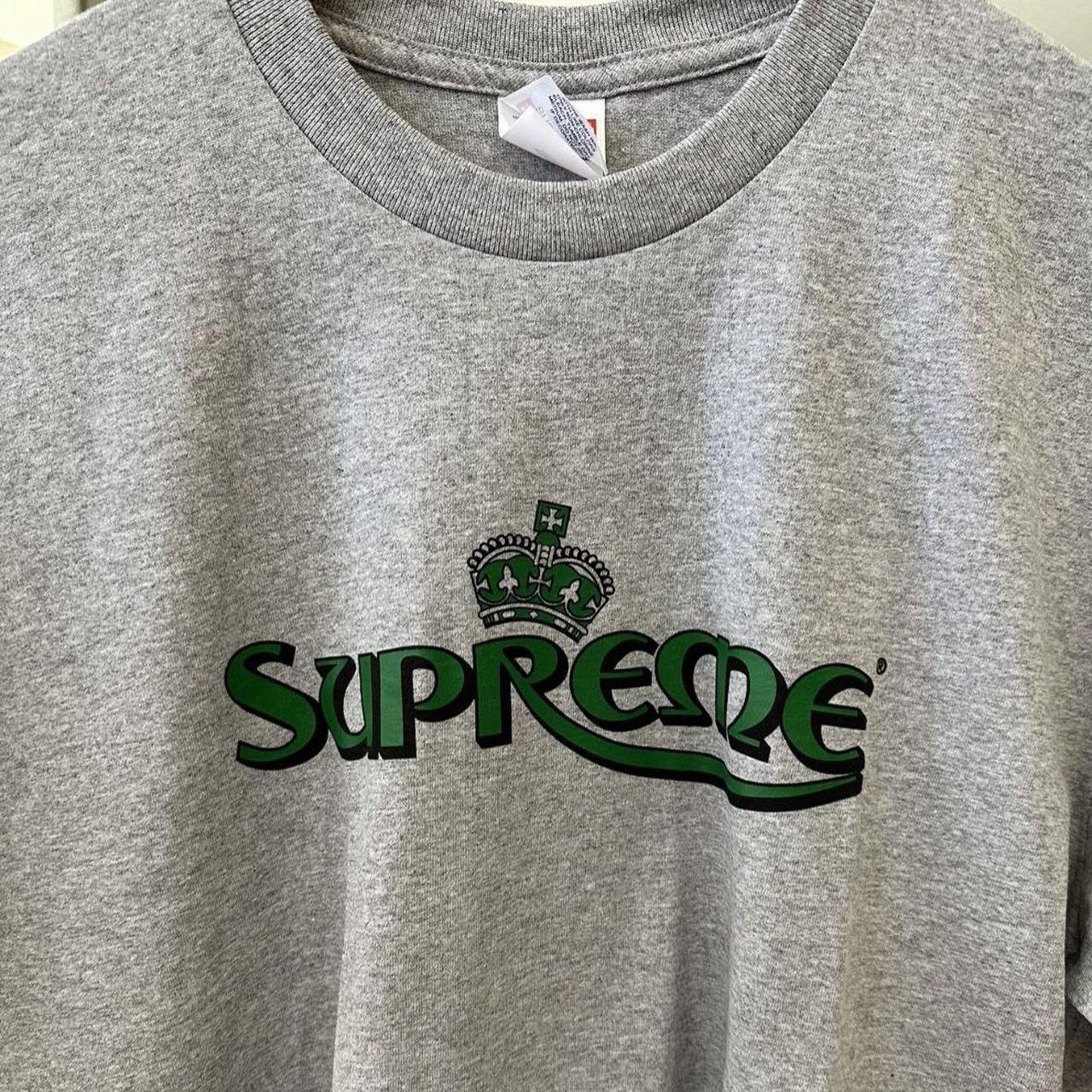 Supreme crown tee Size L Check out our shop here... - Depop