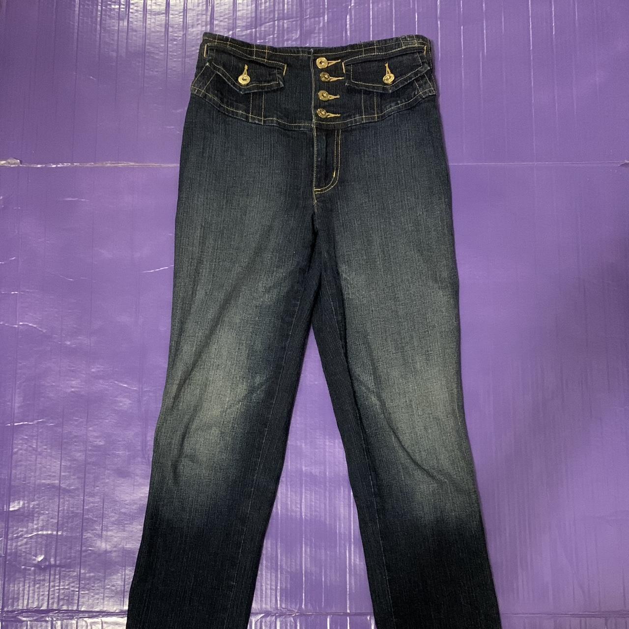 Baby phat denim jeans. High rise and skinny. Has... - Depop