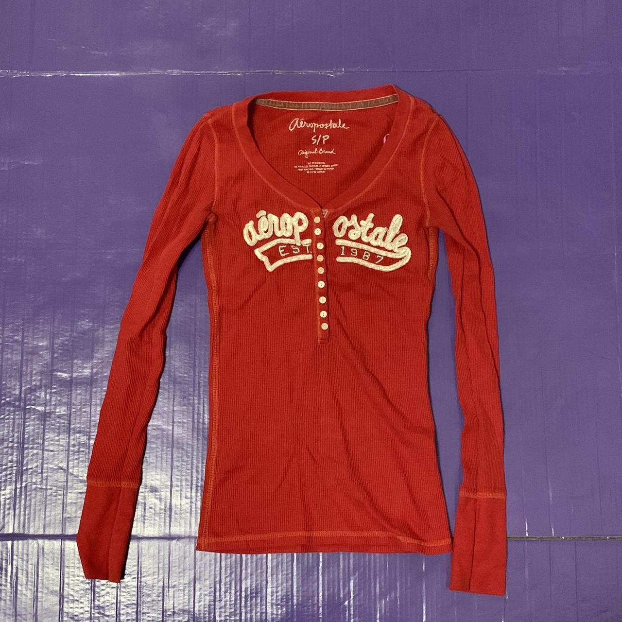 Aeropostale red top. Has “Aeropostale” on the front.... - Depop