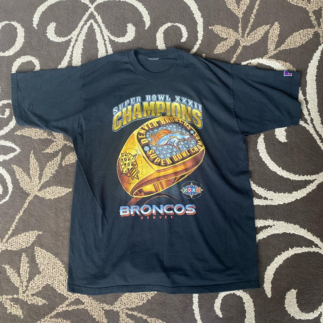 Vintage Denver Broncos Super Bowl Tee Size 2xl Fits - Depop