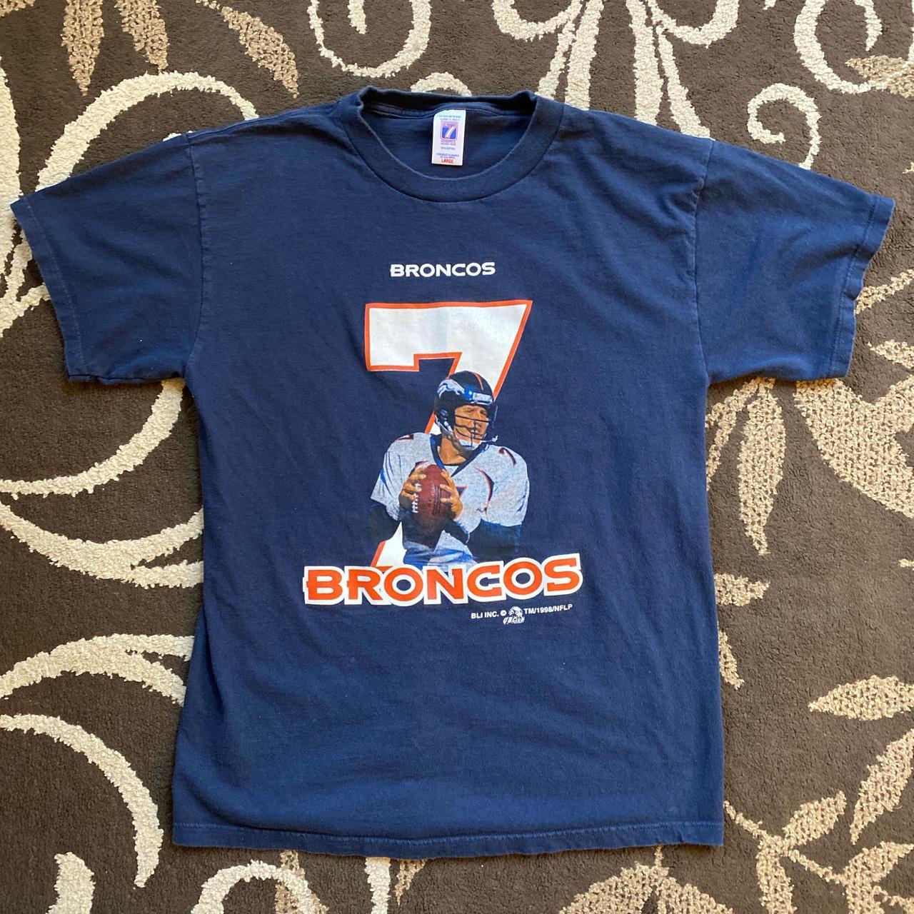 Unisex Vintage 1998 Denver Broncos John Elway Tee