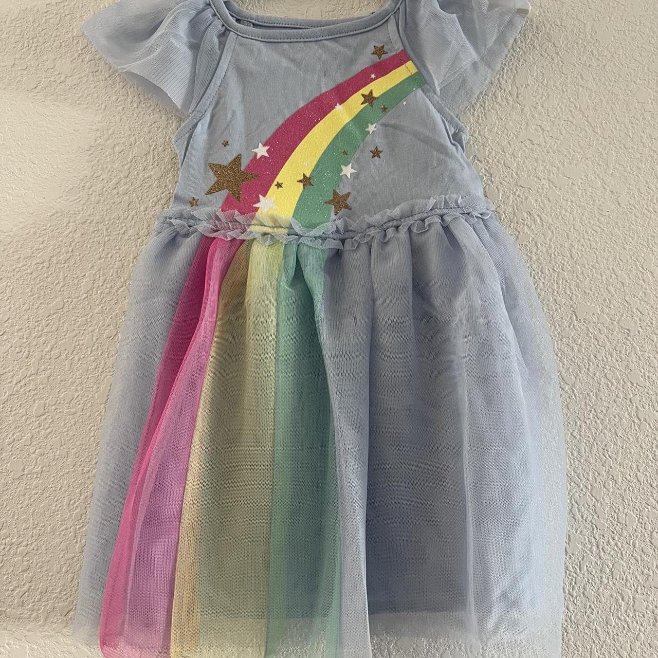 Cat & Jack rainbow dress 2T NWT Depop
