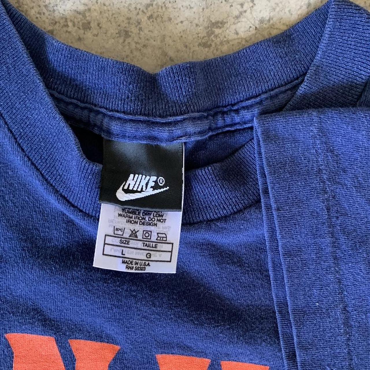 90s Nike center swoosh Denver Broncos shirt Super - Depop