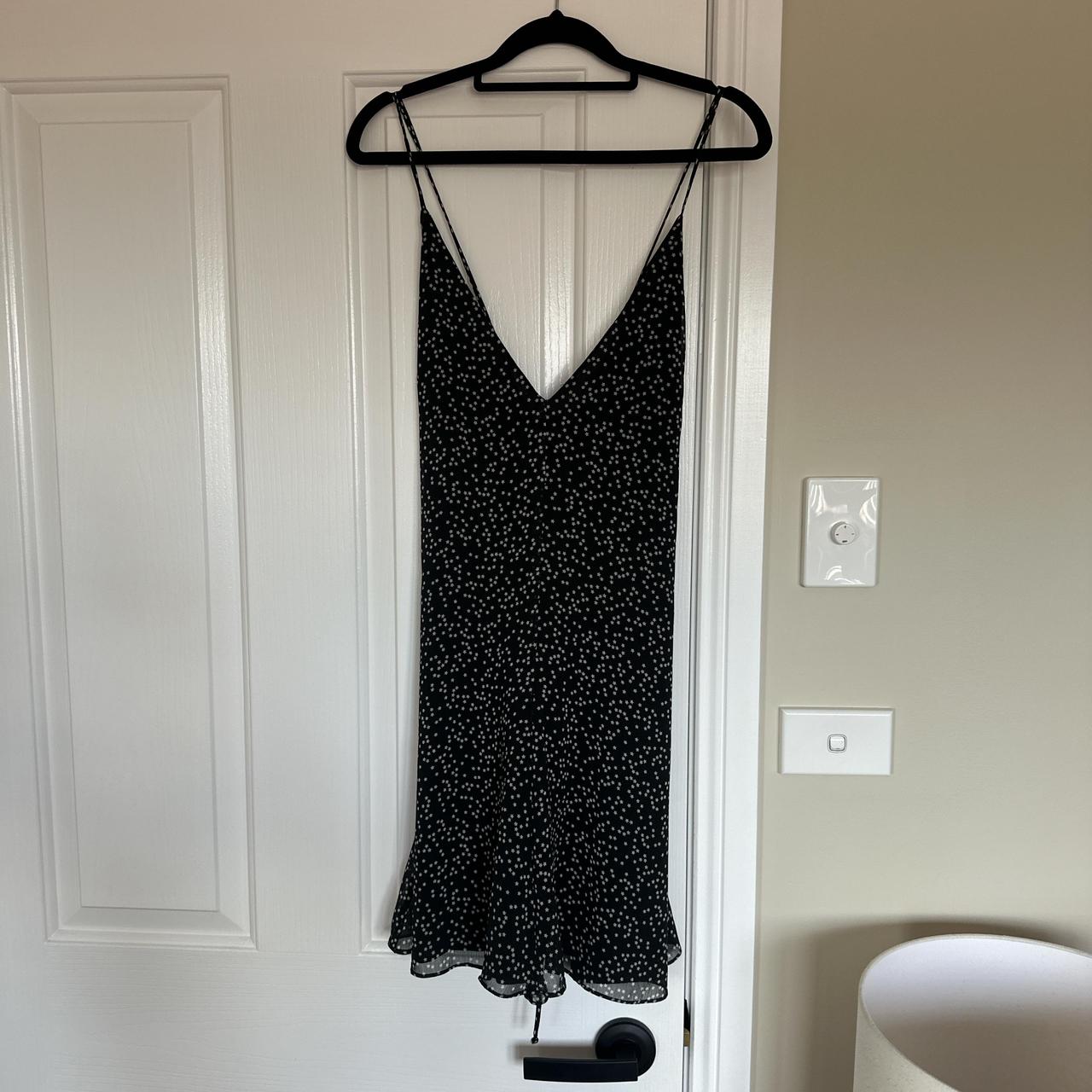 bec and bridge star pattern mini dress. size 10 open. Depop