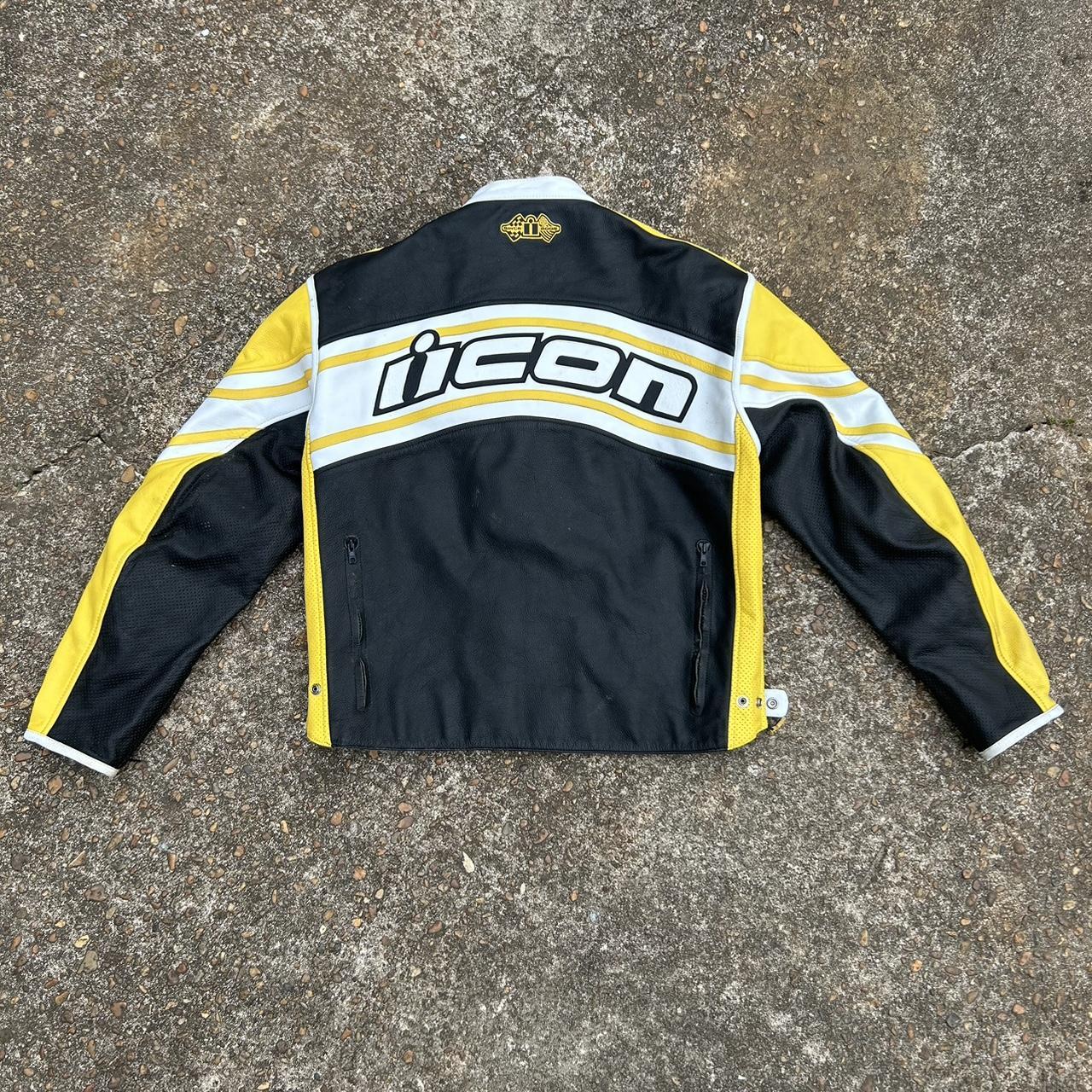 Icon Brand Men's Yellow and Black Jacket (2)