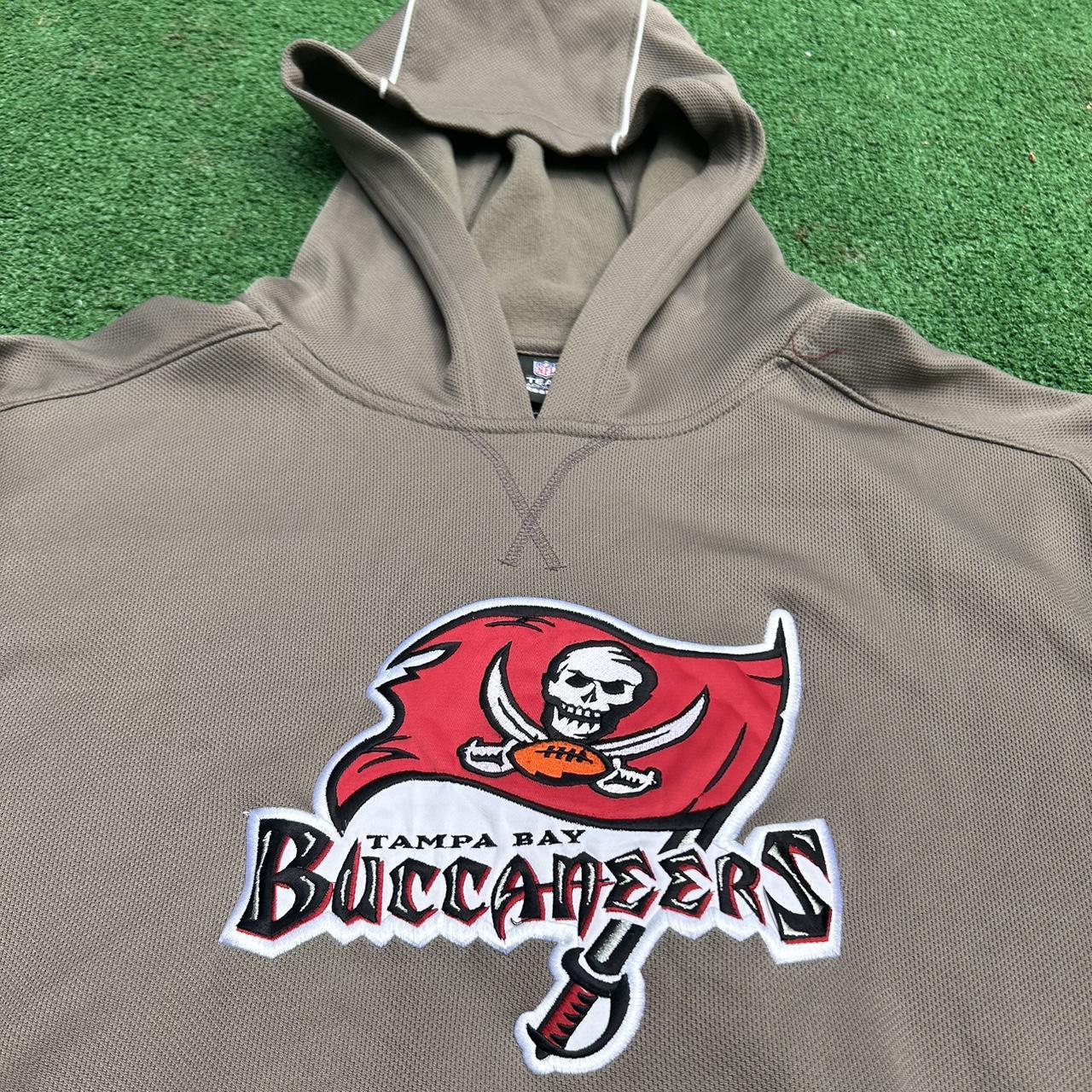 Tampa Bay Buccaneers Hoodie Tagged L. Measures 25 x - Depop