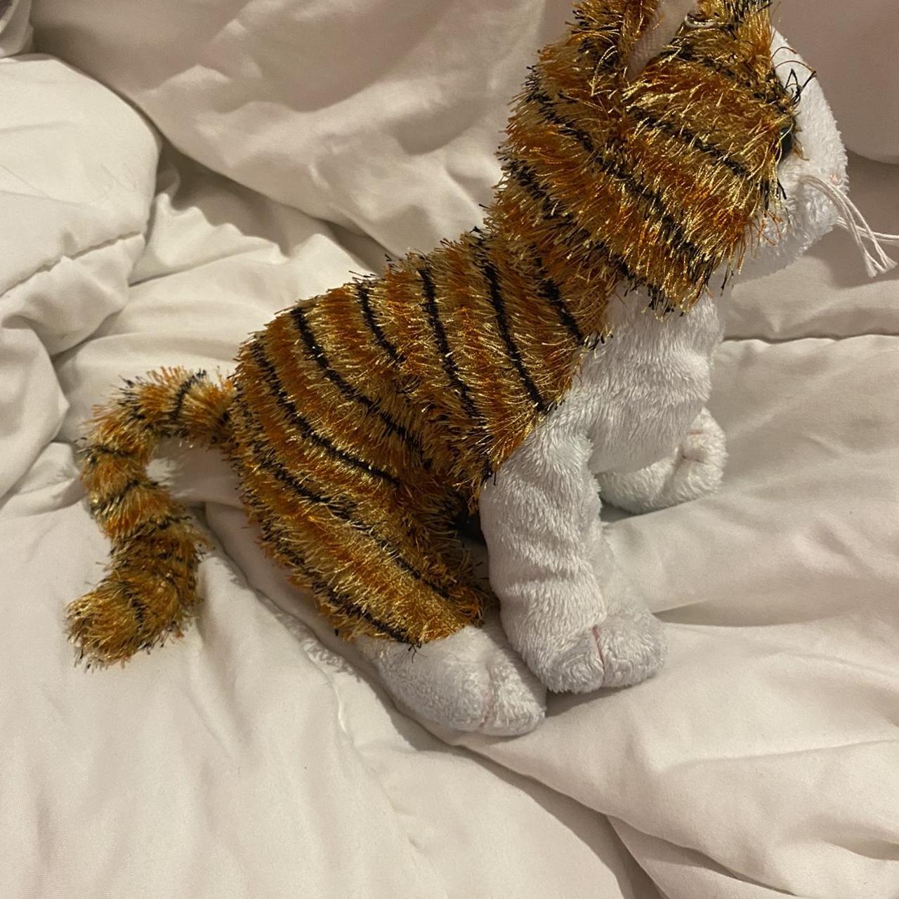 Webkinz Alley Cat striped stuffed animal From smoke. Depop