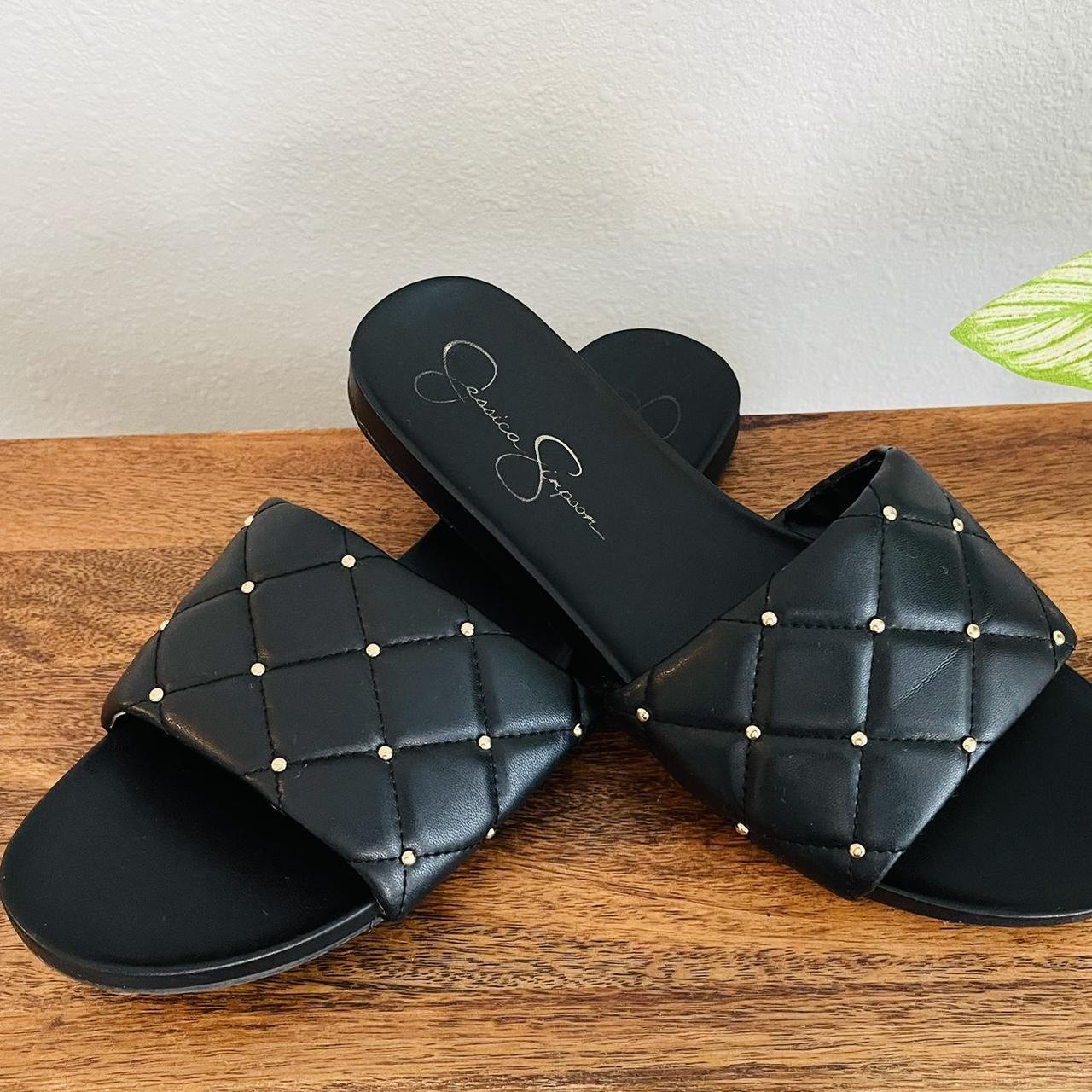 Jessica simpson black online sandals