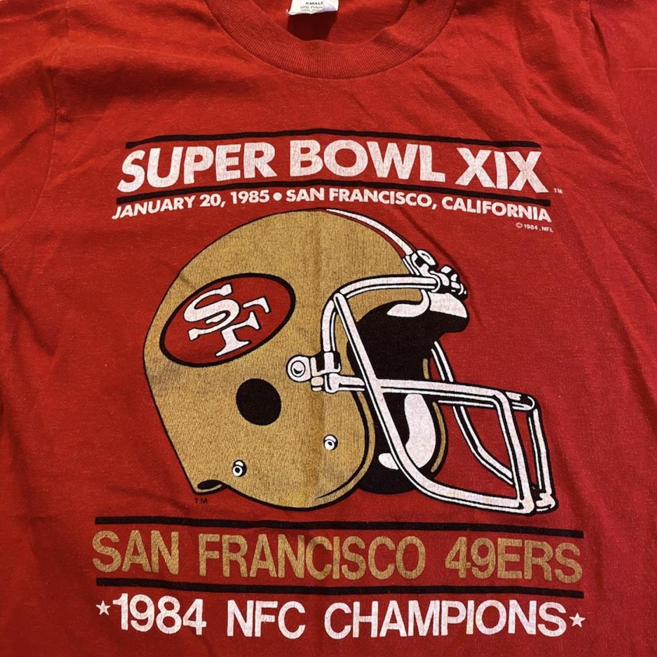 SUPER BOWL XIX CHAMPIONS 1984 SAN FRANCISCO 49ERS