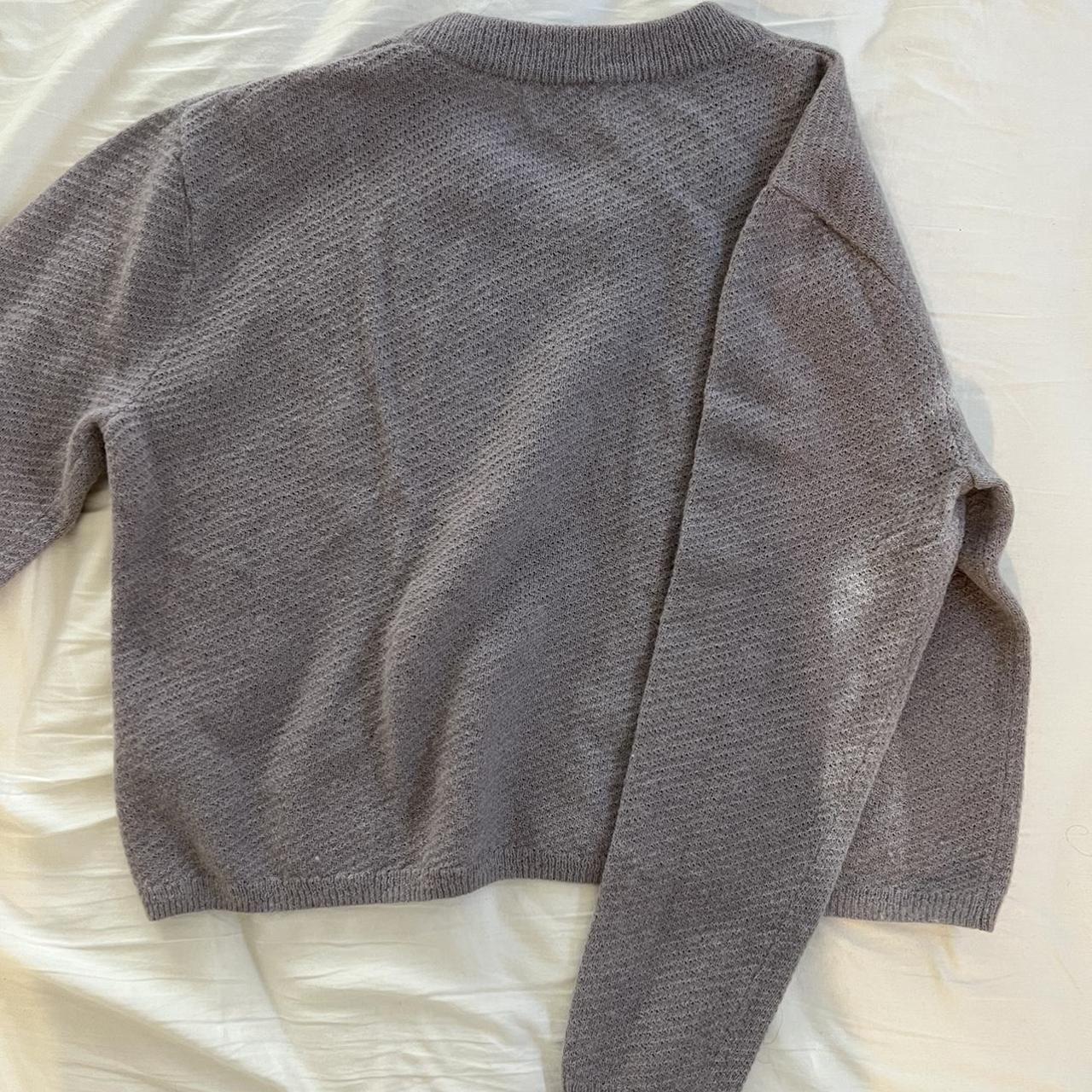 Lilac cropped jumper by aritzia - Depop