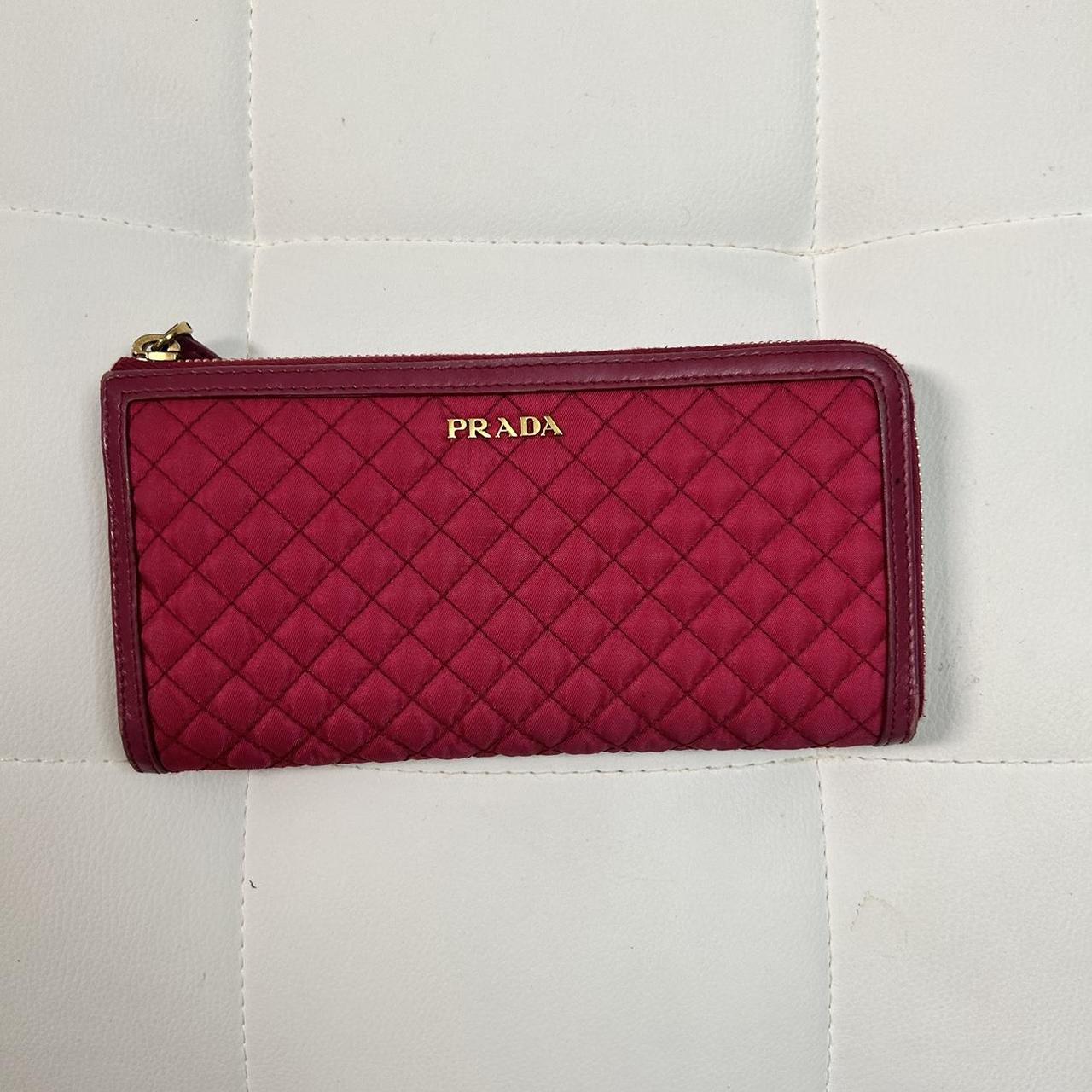 Prada 2024 quilted wallet