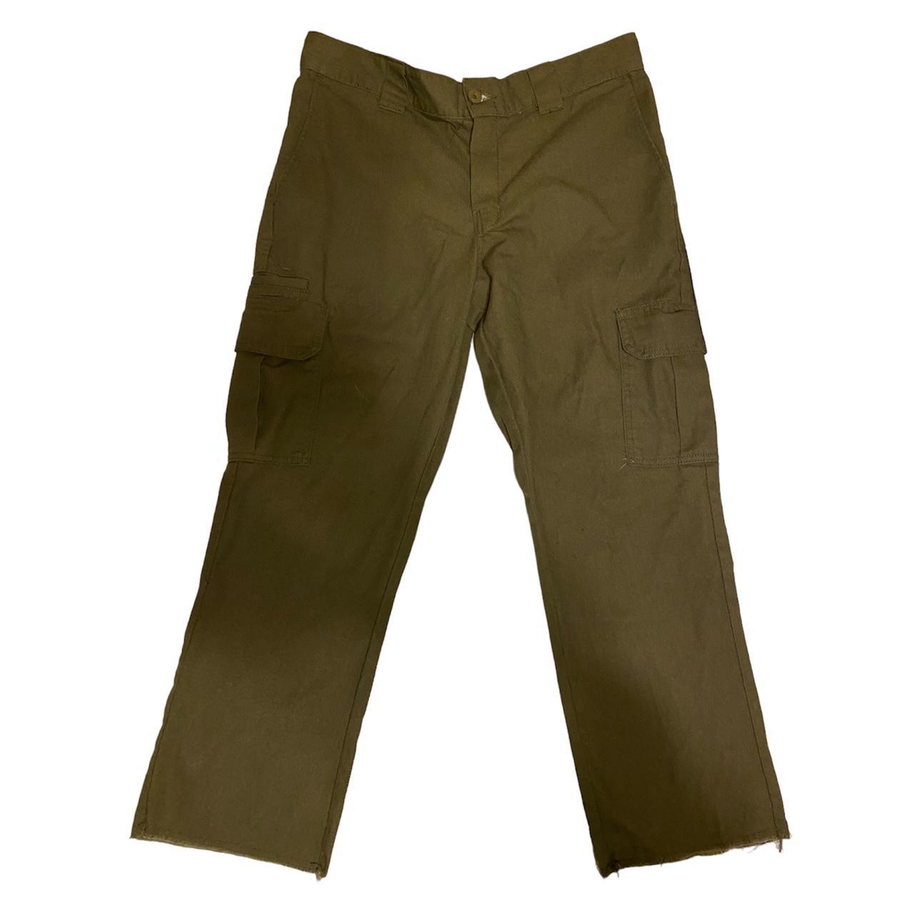 Dickies Men's Khaki Trousers Depop