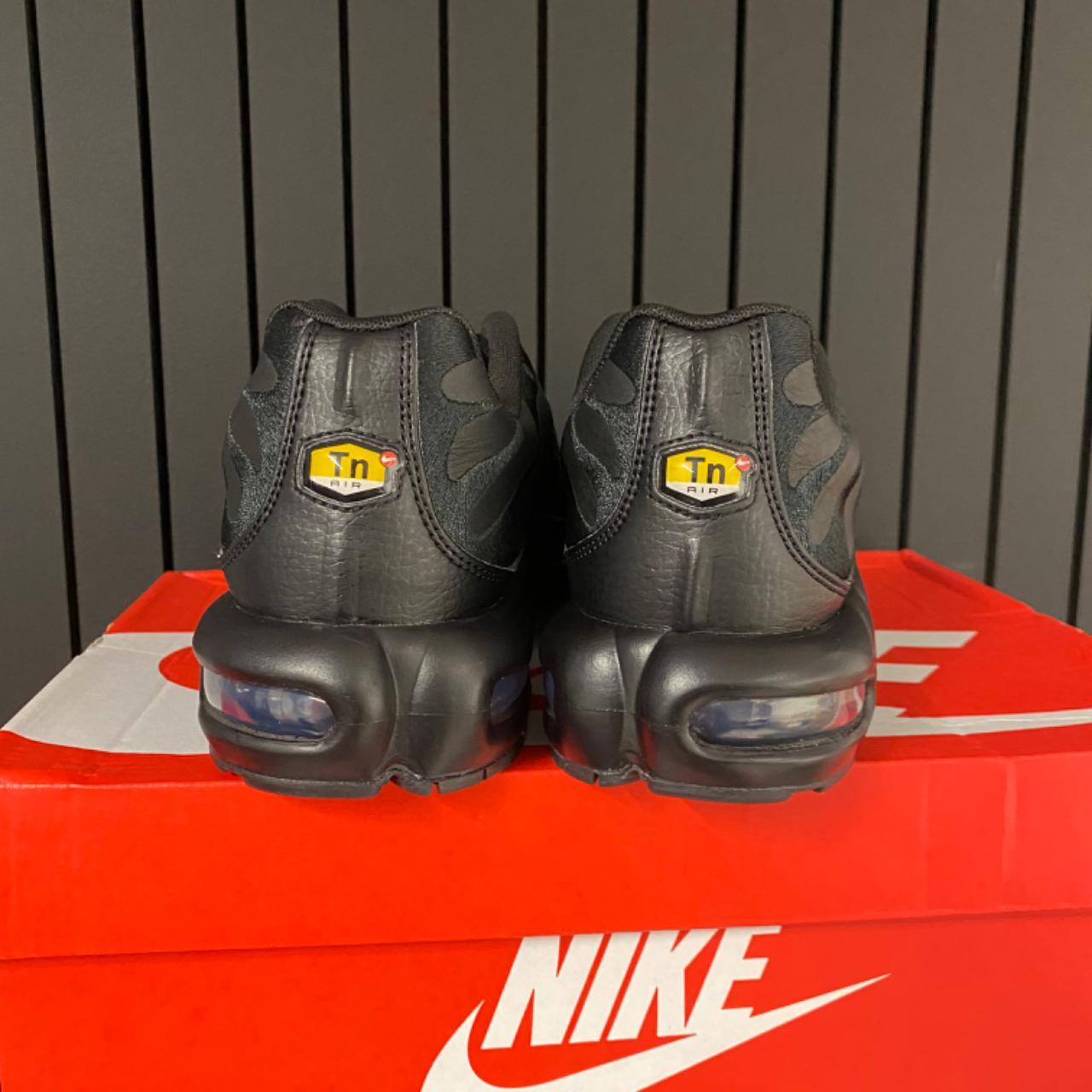 nike-air-max-tn-triple-black-leather-brand-new-depop