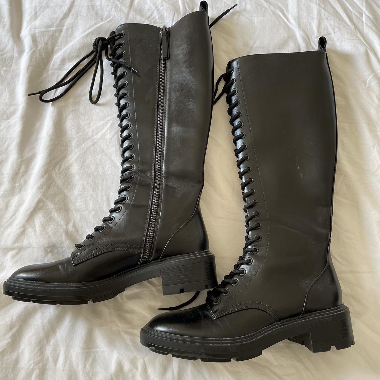 zara knee high boot