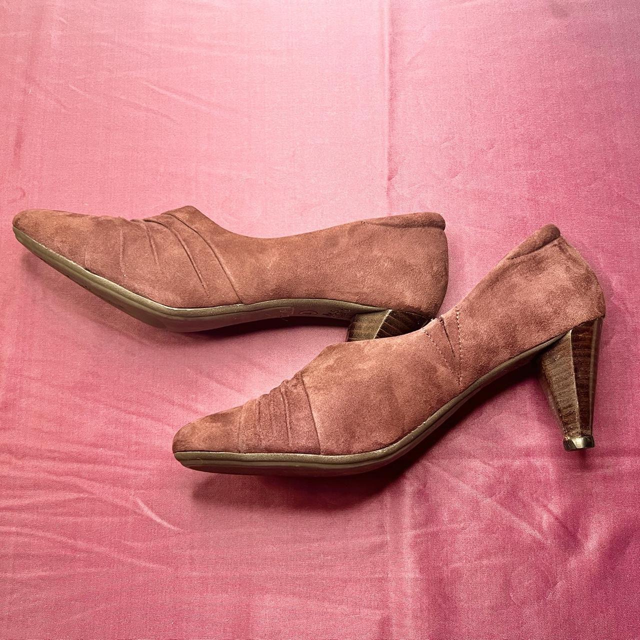 Marks Spencer Footglove Suede Heels With a Depop