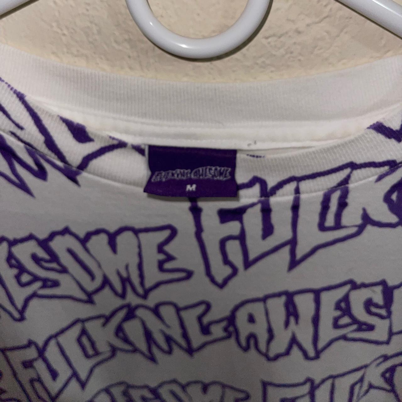 Fucking awesome 2006/2007 all over print purple | Depop