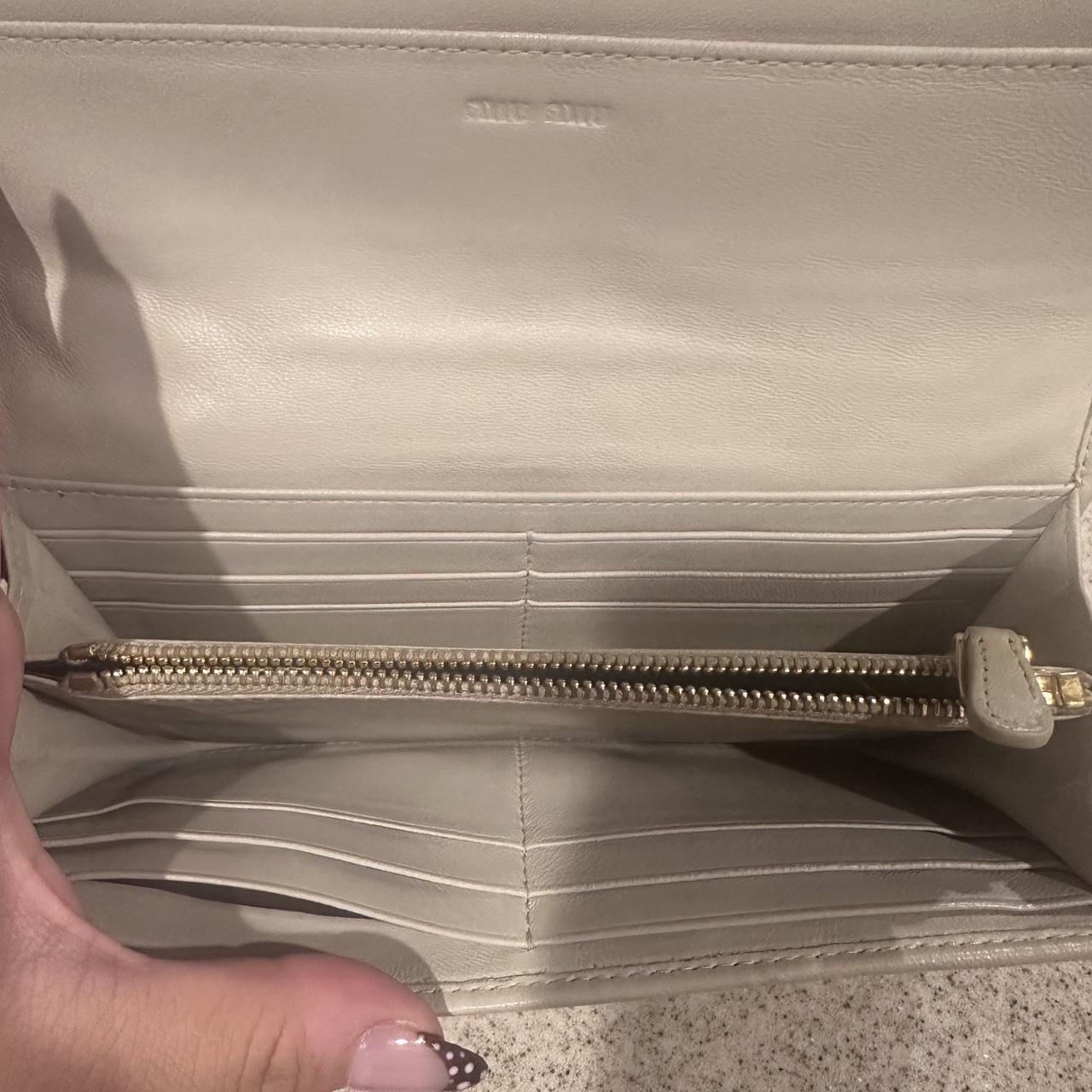 Miu Miu Women's Wallets - White/Grey – Miu Miu Ca… - image 3