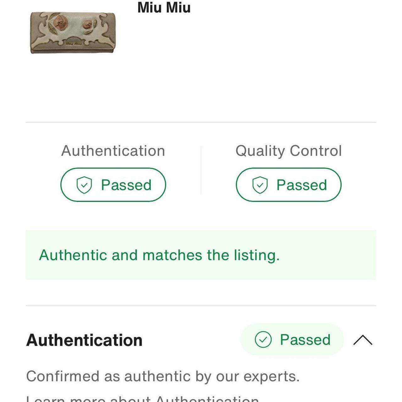 Miu Miu Women's Wallets - White/Grey – Miu Miu Ca… - image 7