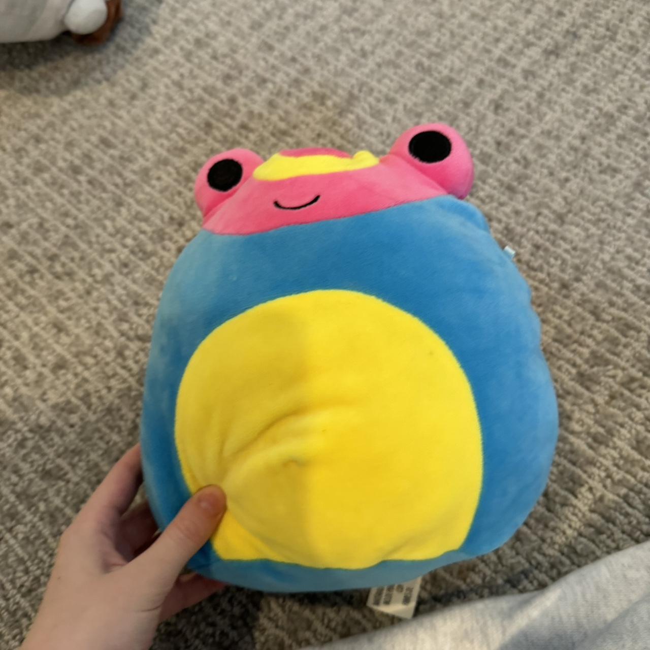 neon frog squishmallow. - Depop