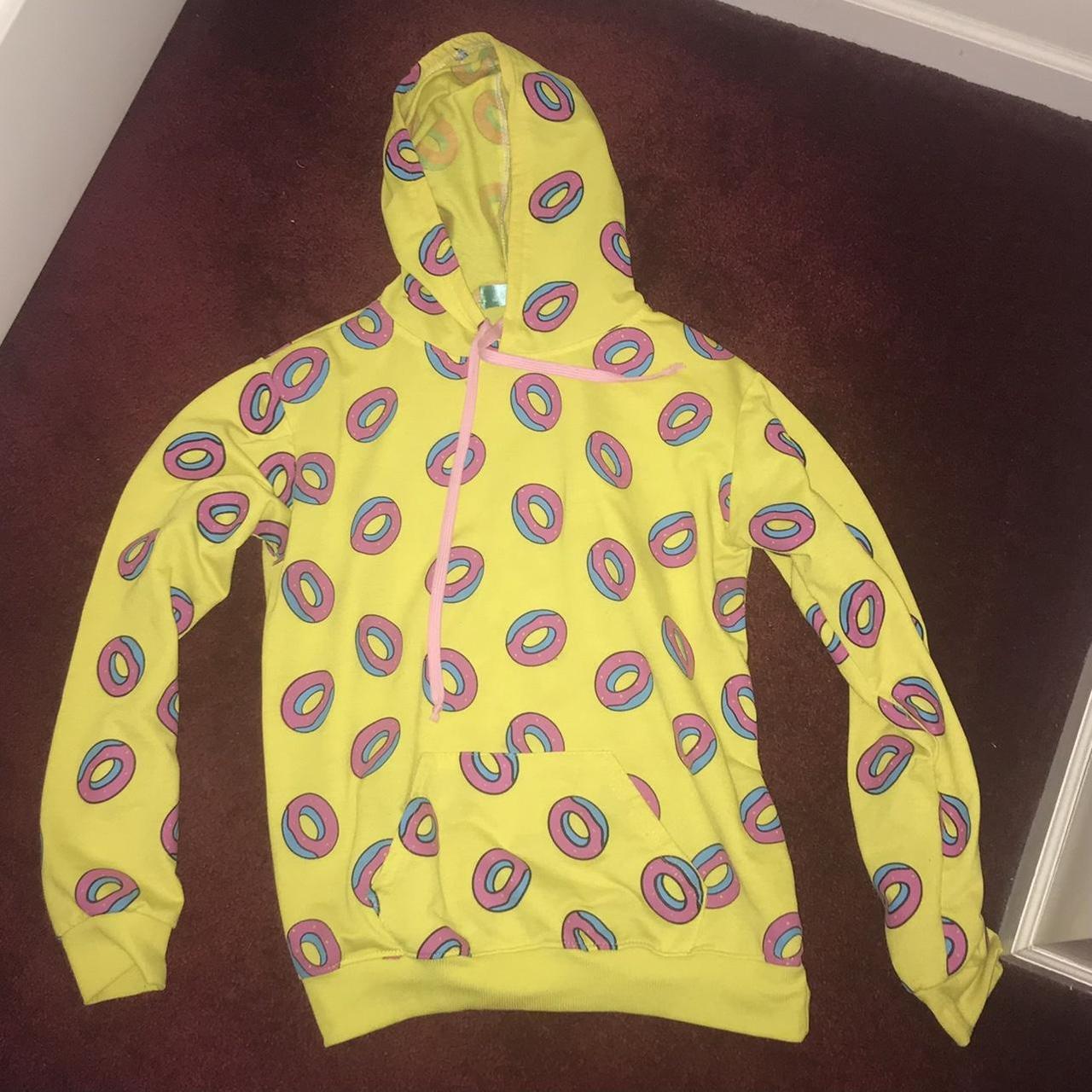 Odd future discount yellow donut hoodie