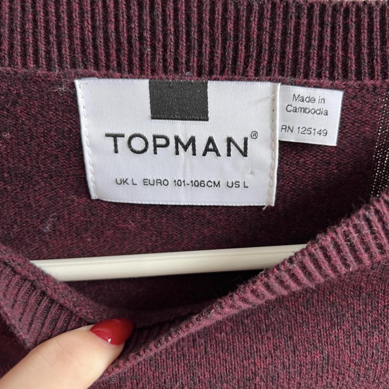 Topman Men's Red Sweatshirt (3)