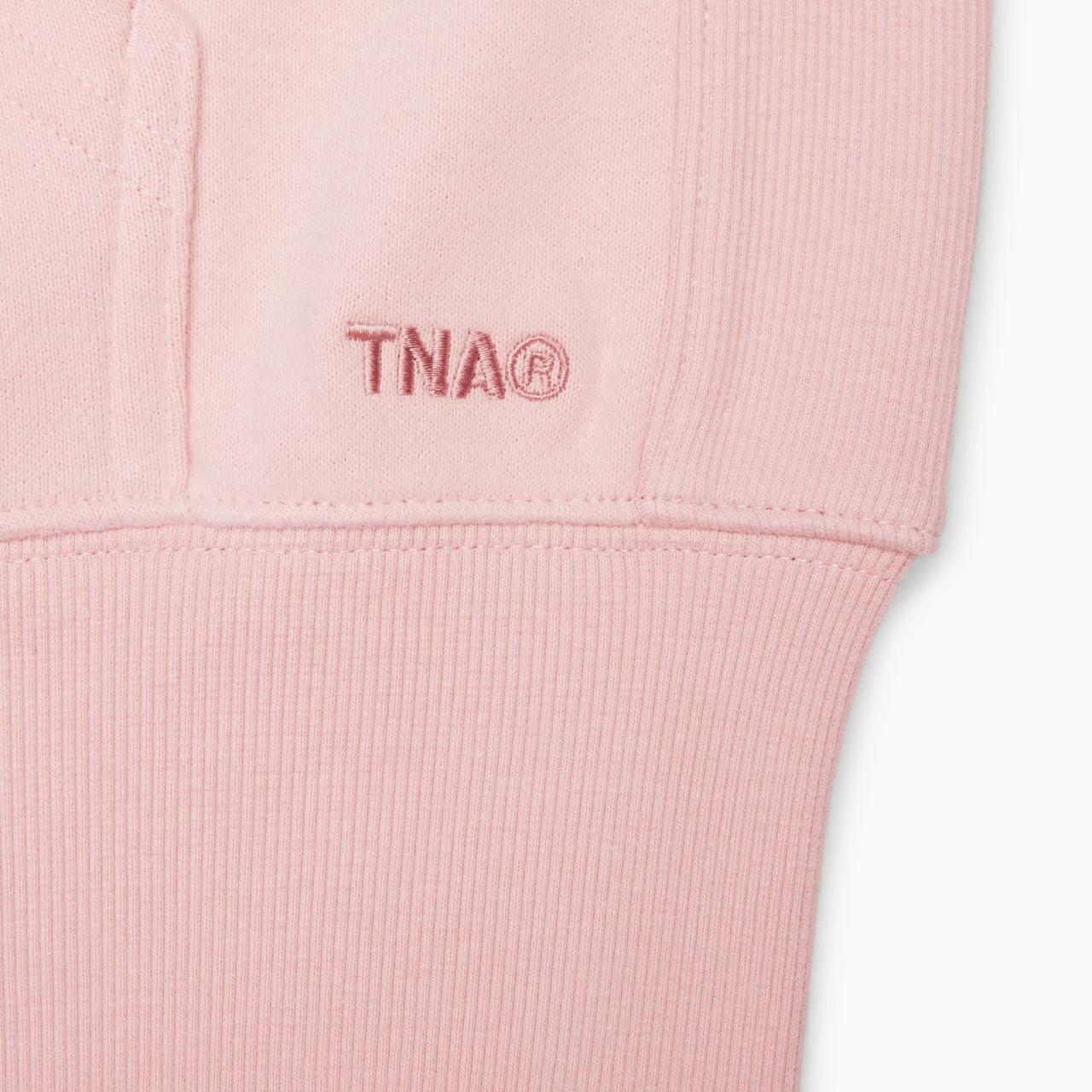 Tna Terry Fleece Perfect Zip Hoodie XL, Puff Pink - Depop