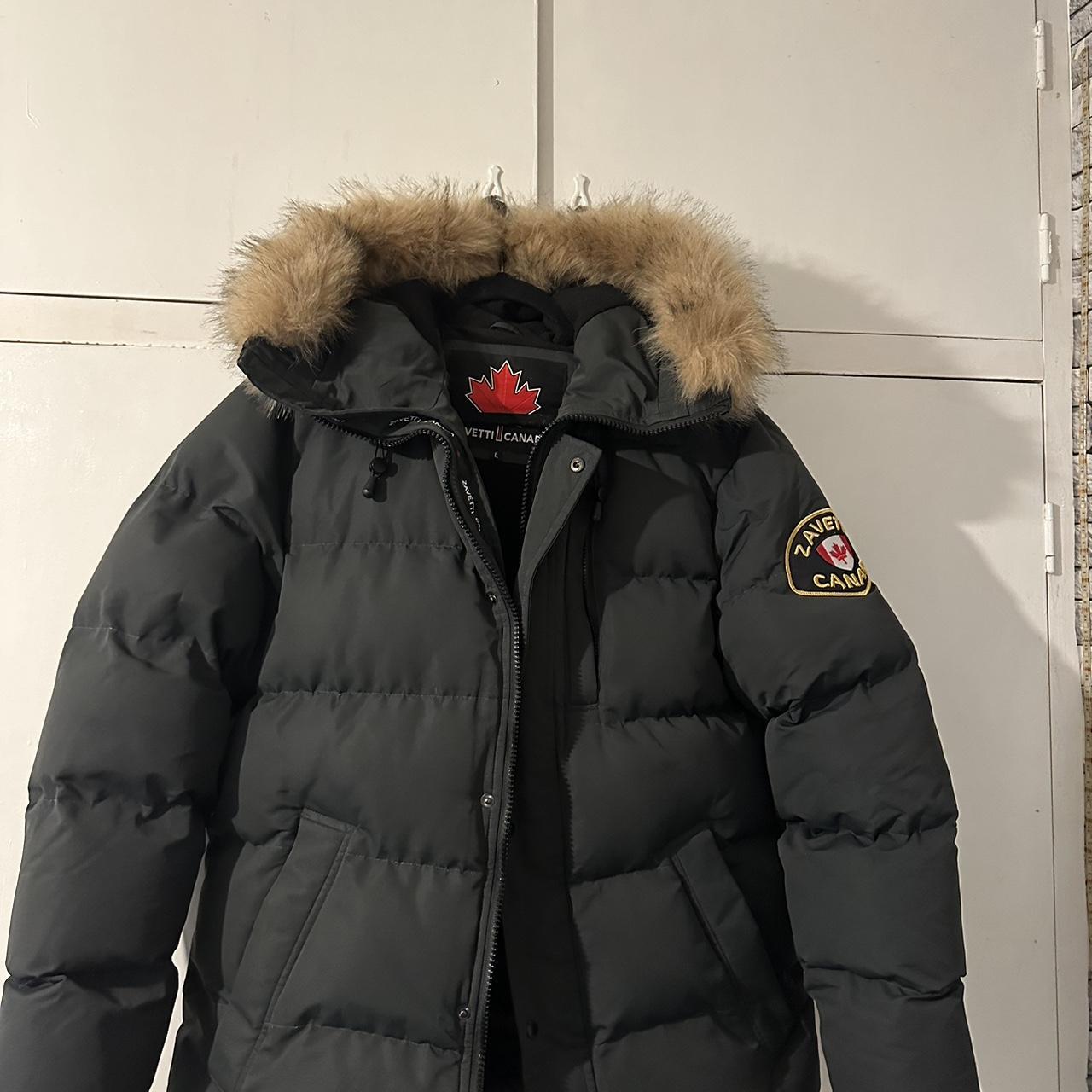 grey Canada Zavetti Fur coat Large