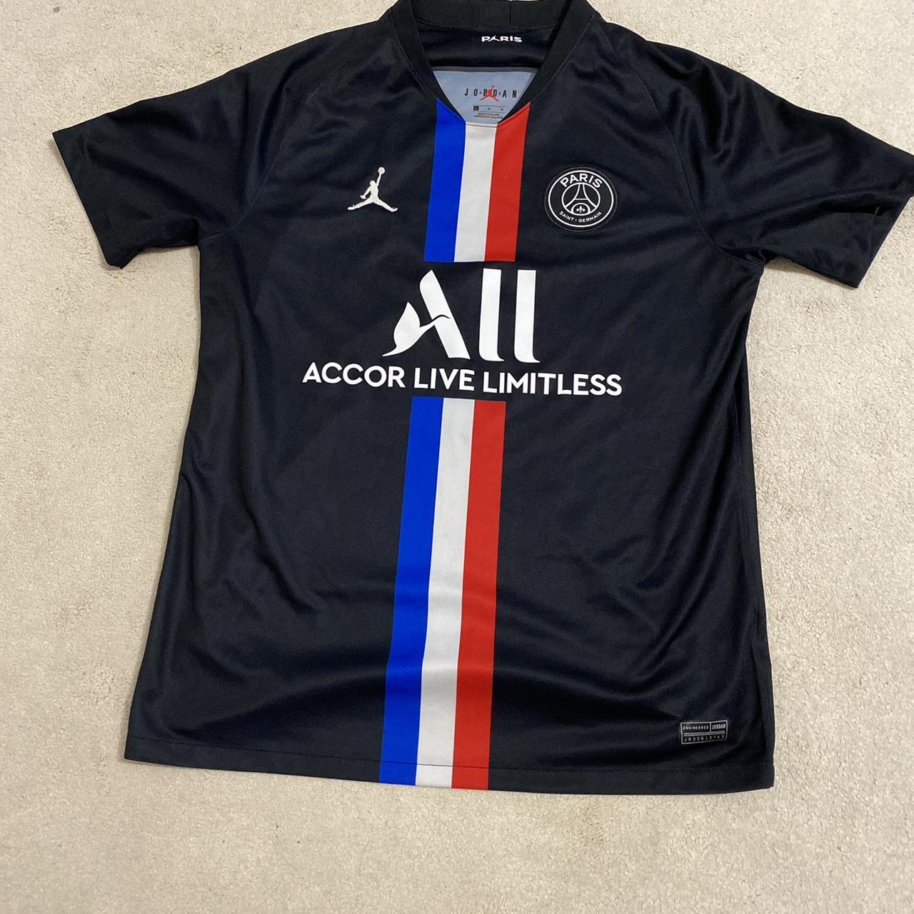 PSG 2019/2020 SEASON AWAY KIT (BLACK) GOOD CONDITON... - Depop