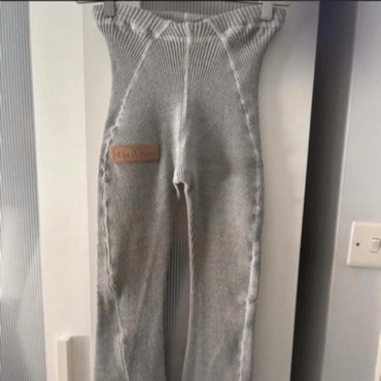 The k label knit grey trousers size small. Great... Depop