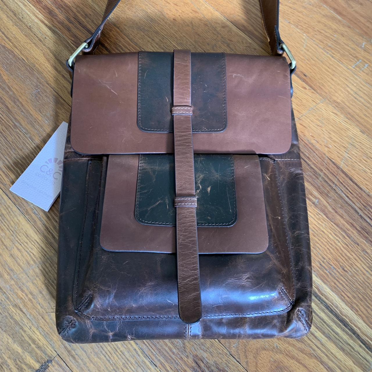C&C California crossbody bag. Genuine Leather., Tags