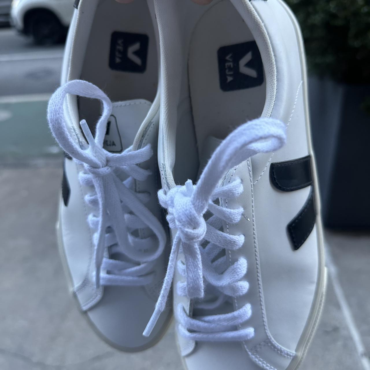 Barely worn Campo laceup Vejas with black... Depop