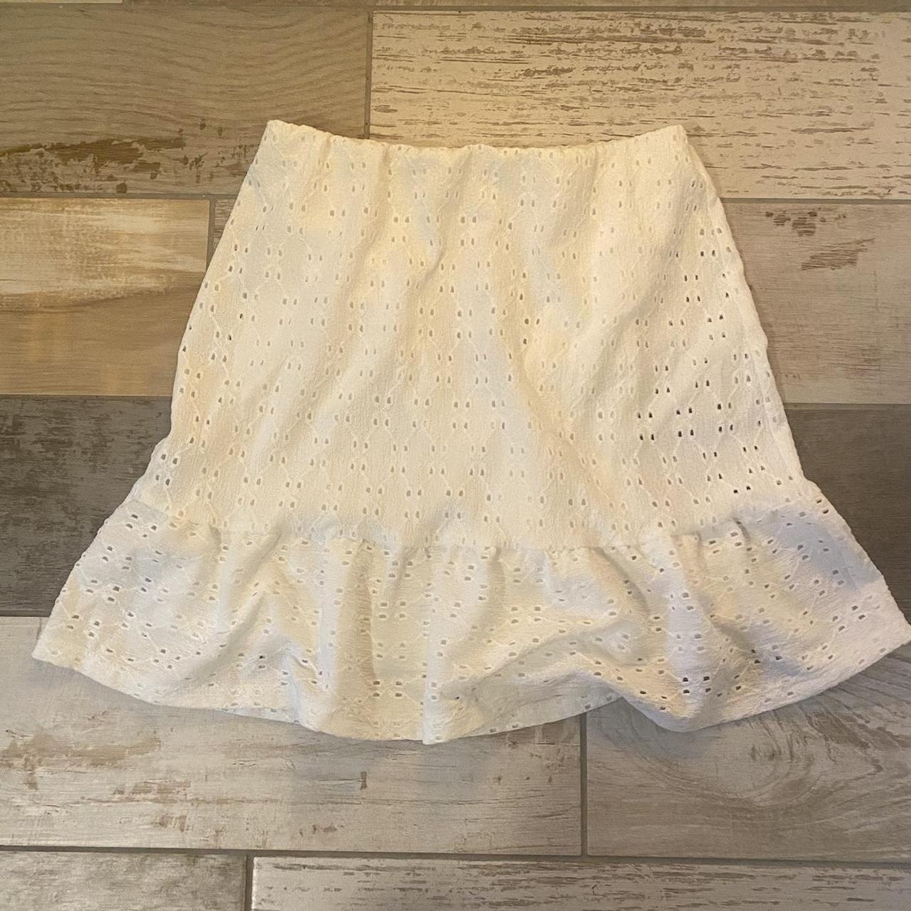Lillian Rose Women's White Skirt