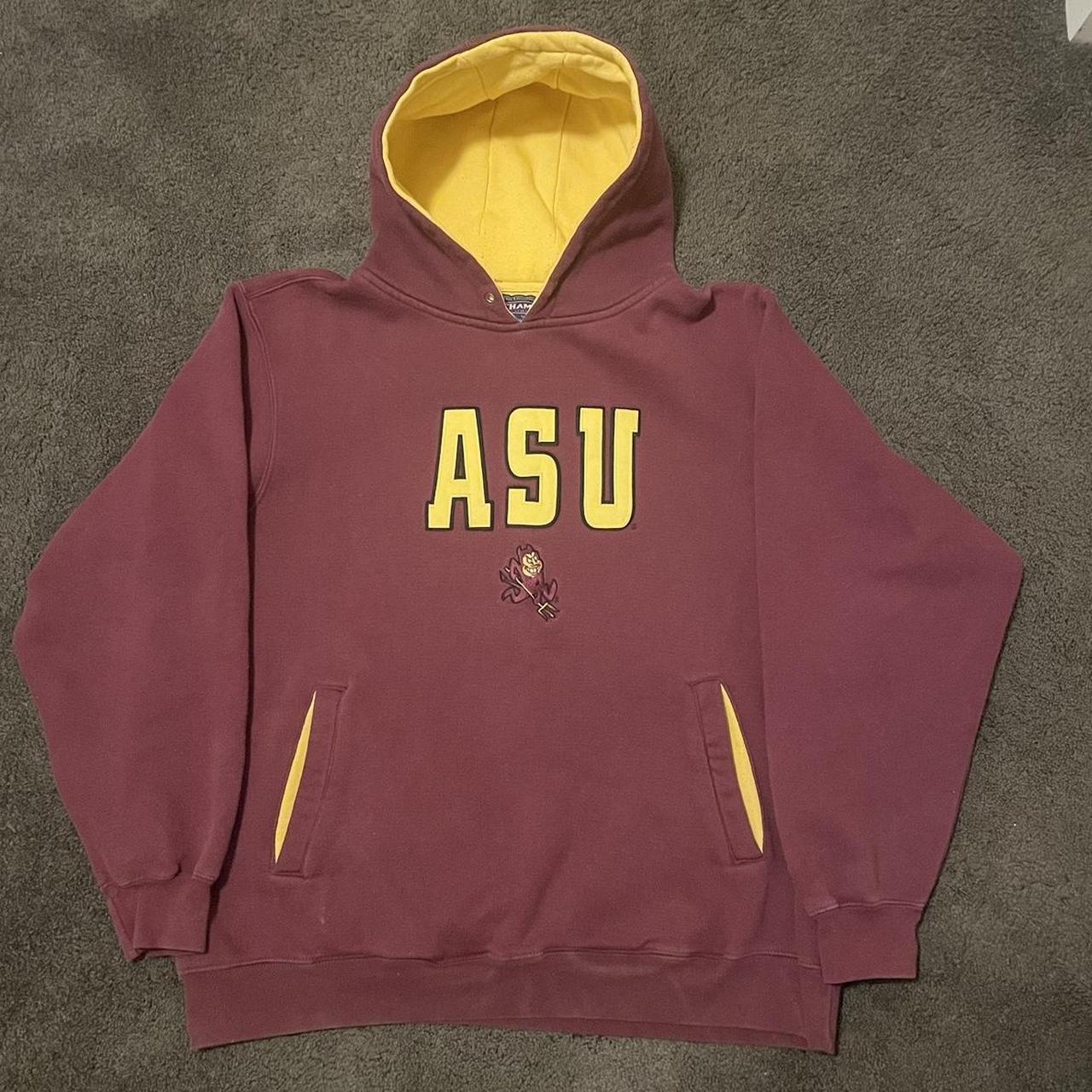 ASU Hoodie!! Sized a L!! #asu - Depop