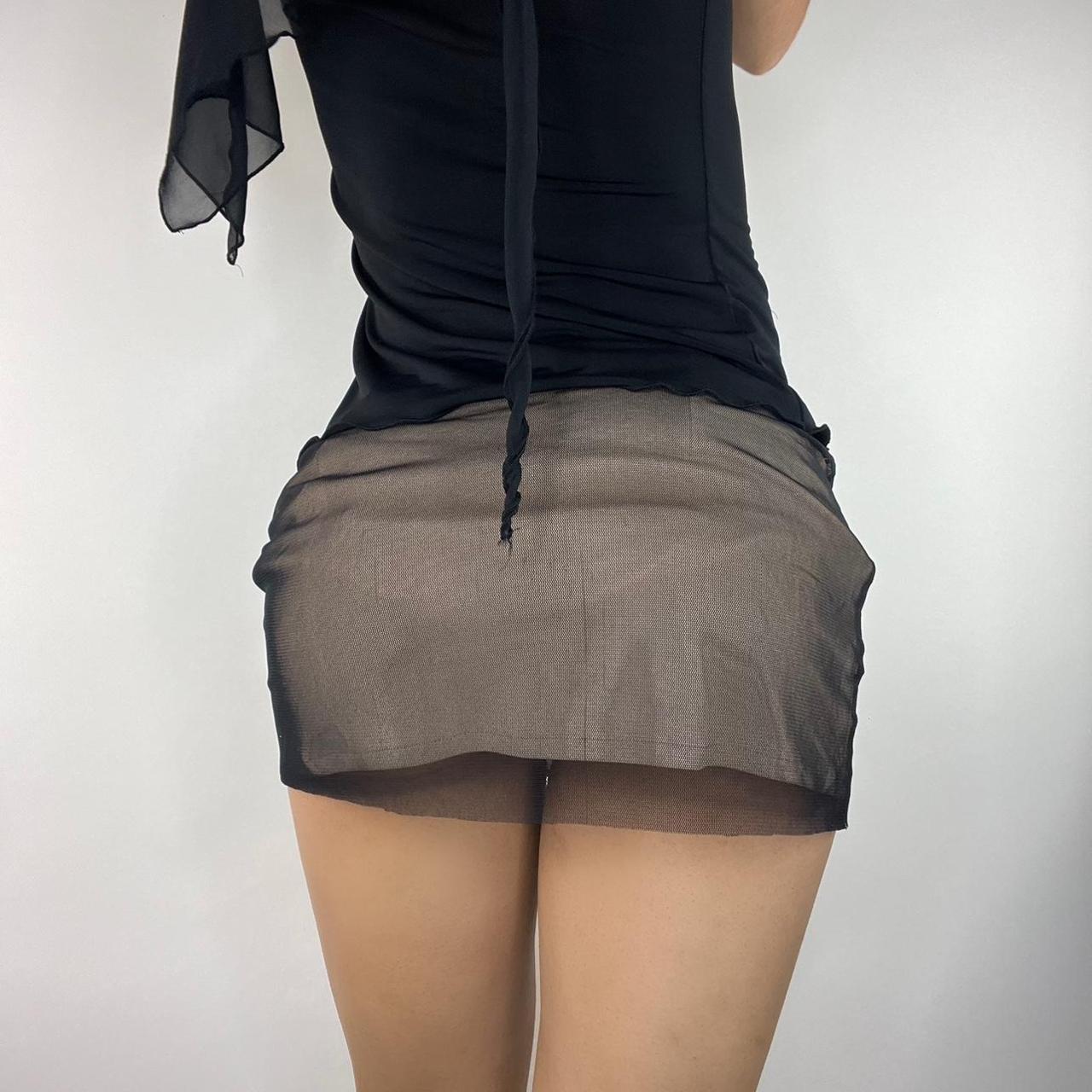 Max Studio Women's Black and Cream Skirt (2)
