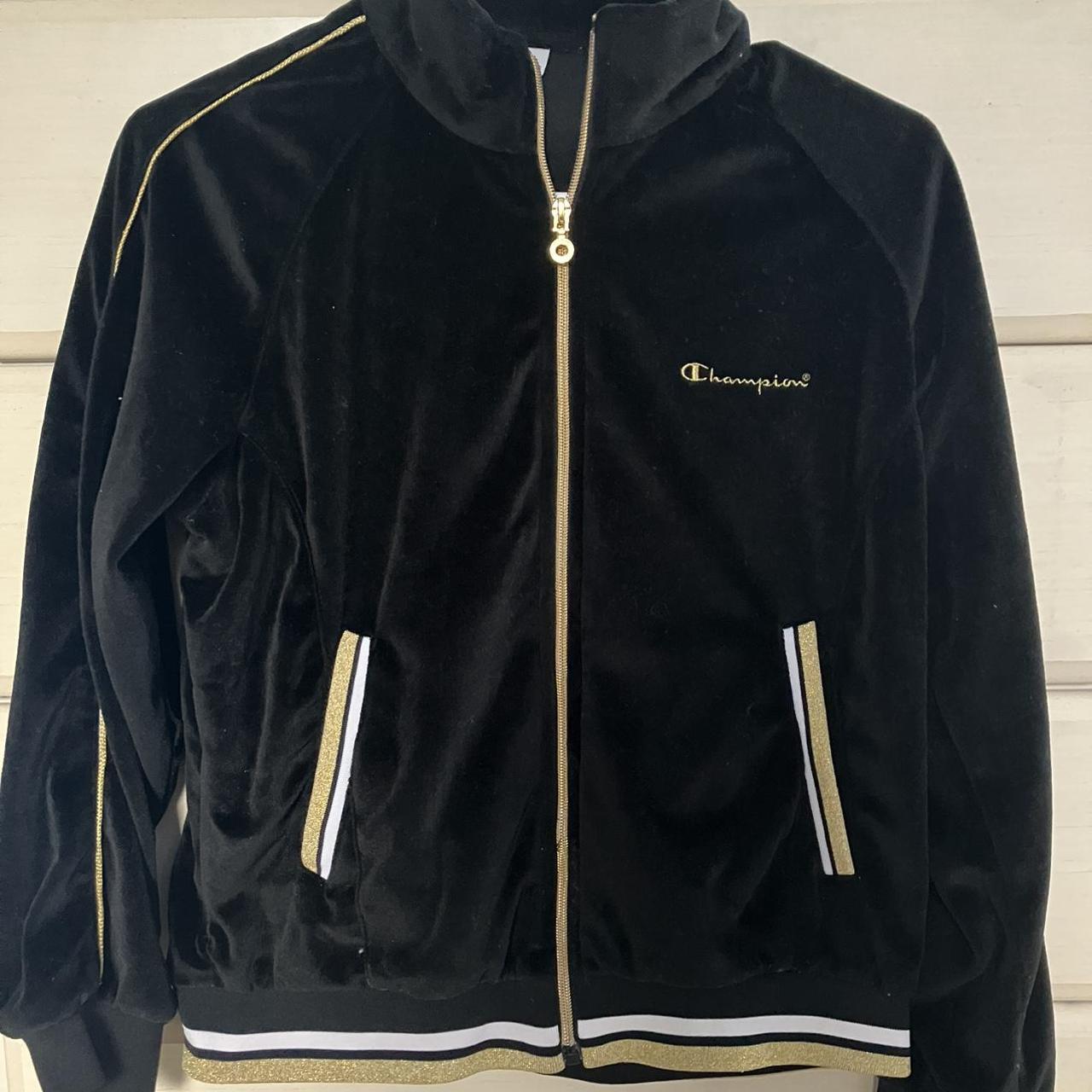 Champion hot sale velvet jacket